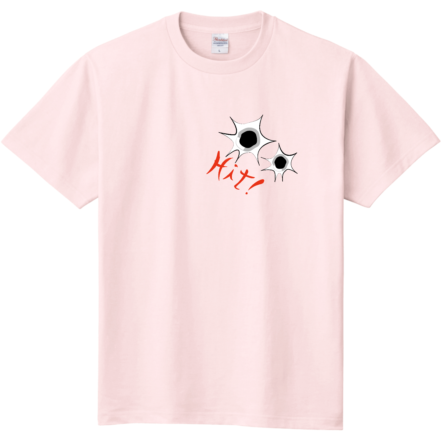 撃たれてしまった…。 定番Ｔシャツ