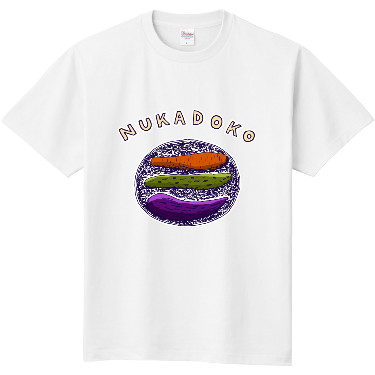 和食デザイン「ぬか床」 定番Ｔシャツ