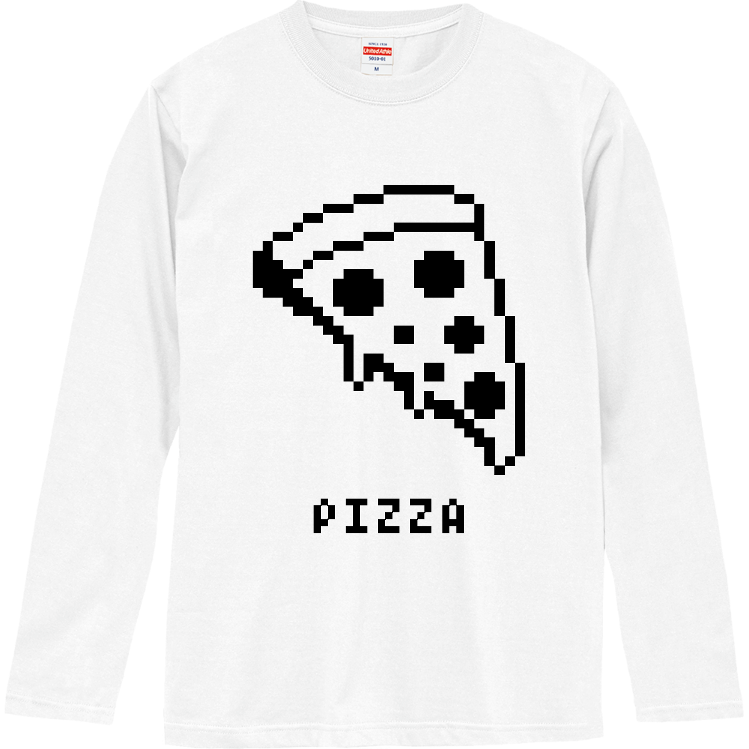 ピザ【シンプルドット絵】 Tシャツ｜オノマトピア - オリラボマーケット