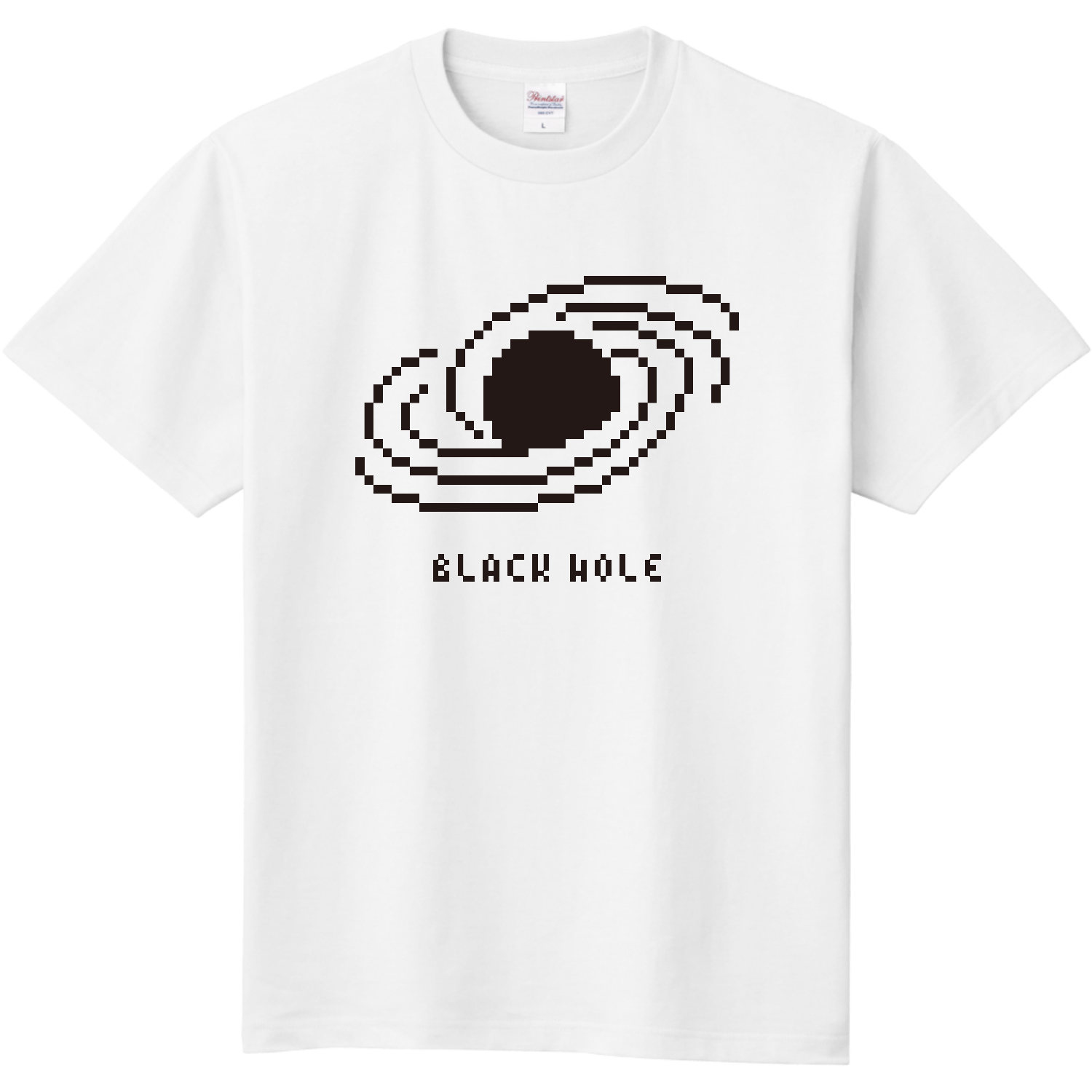 ブラックホール【シンプルドット絵】定番Tシャツの商品購入ページ