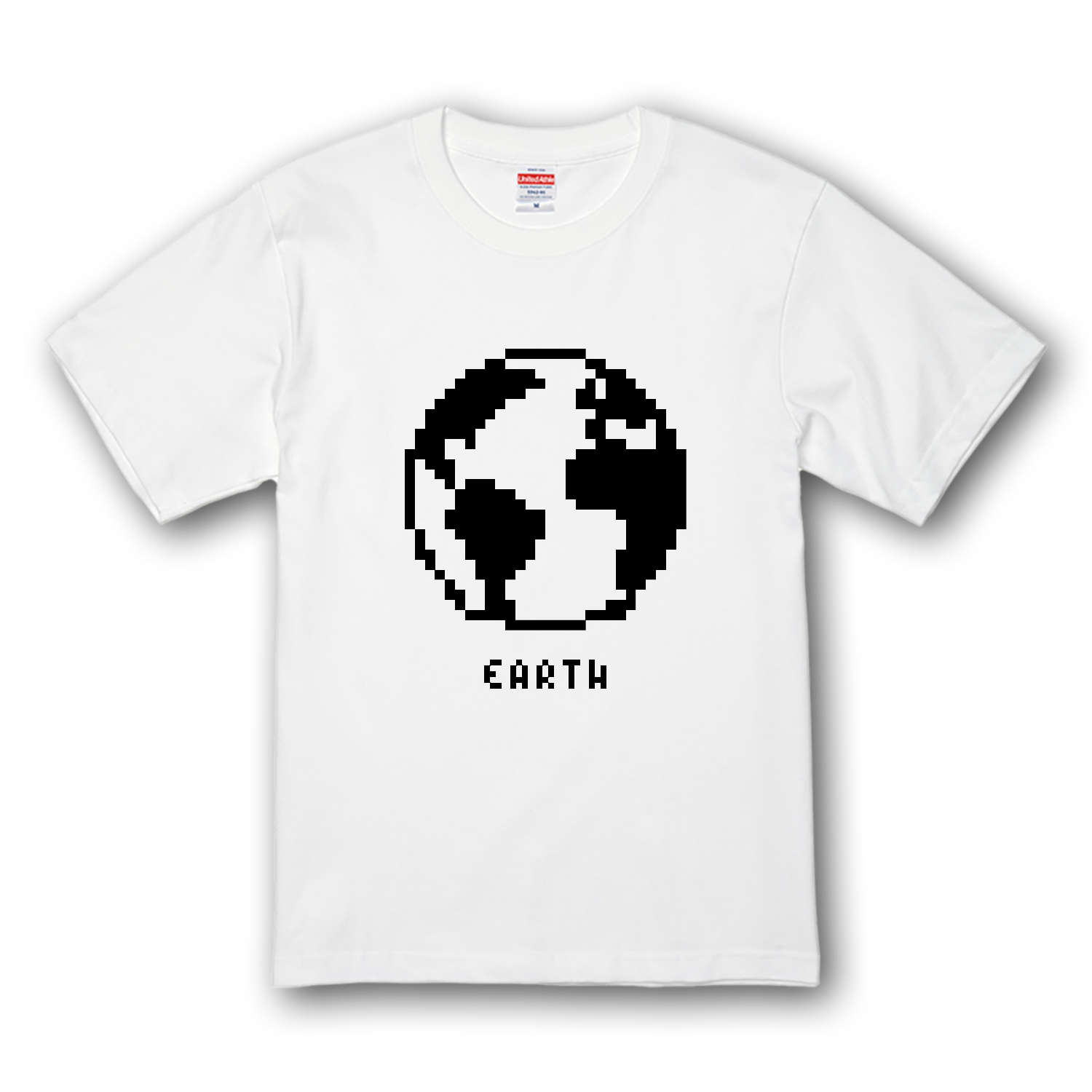 地球【シンプルドット絵】 プレミアムTシャツ