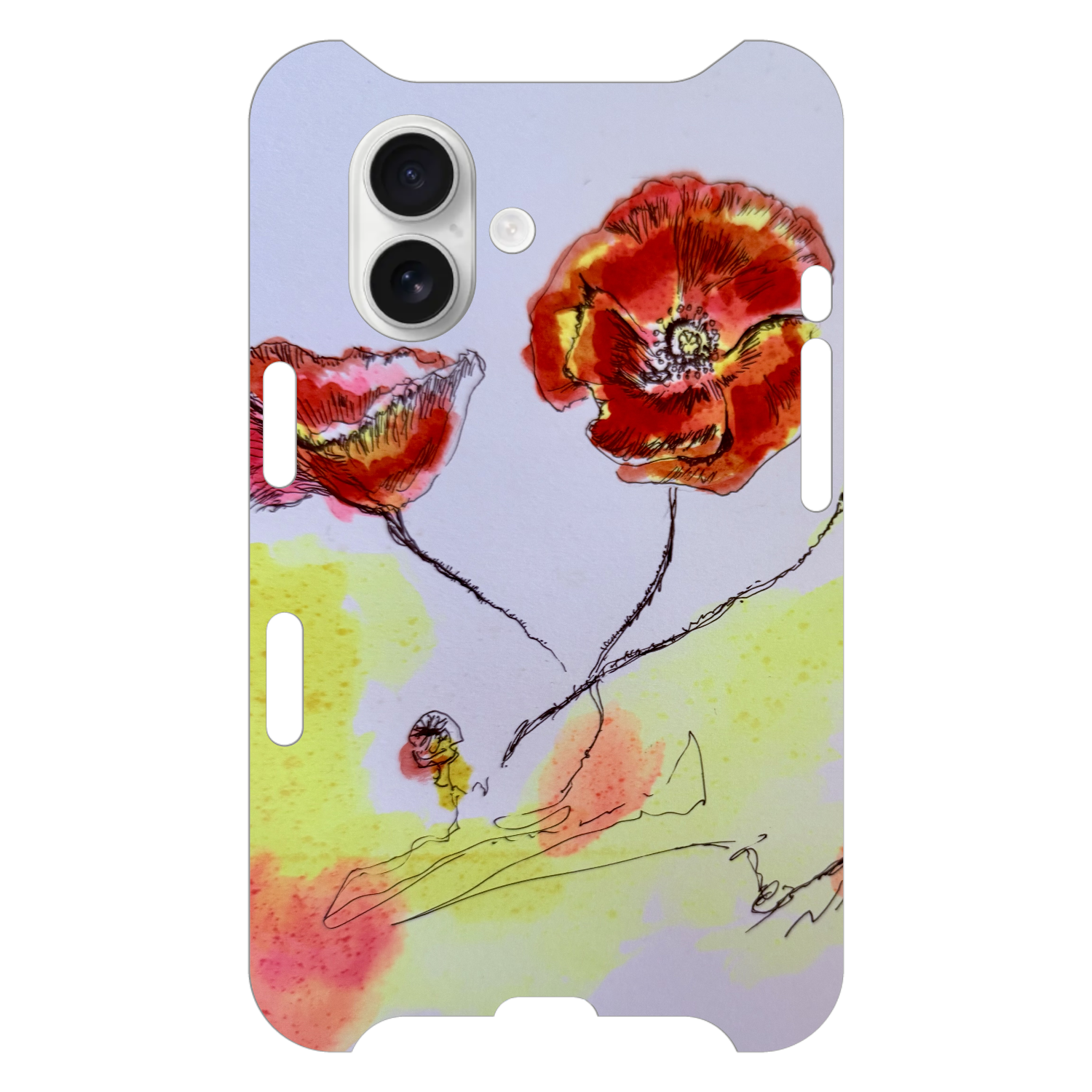 あかいはな　iPhone16ケース iPhone16
