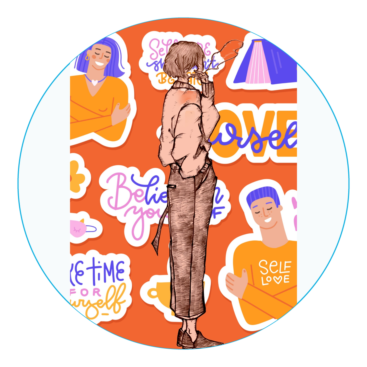 ちょっと休憩✨✨ アクリルコースター（丸）