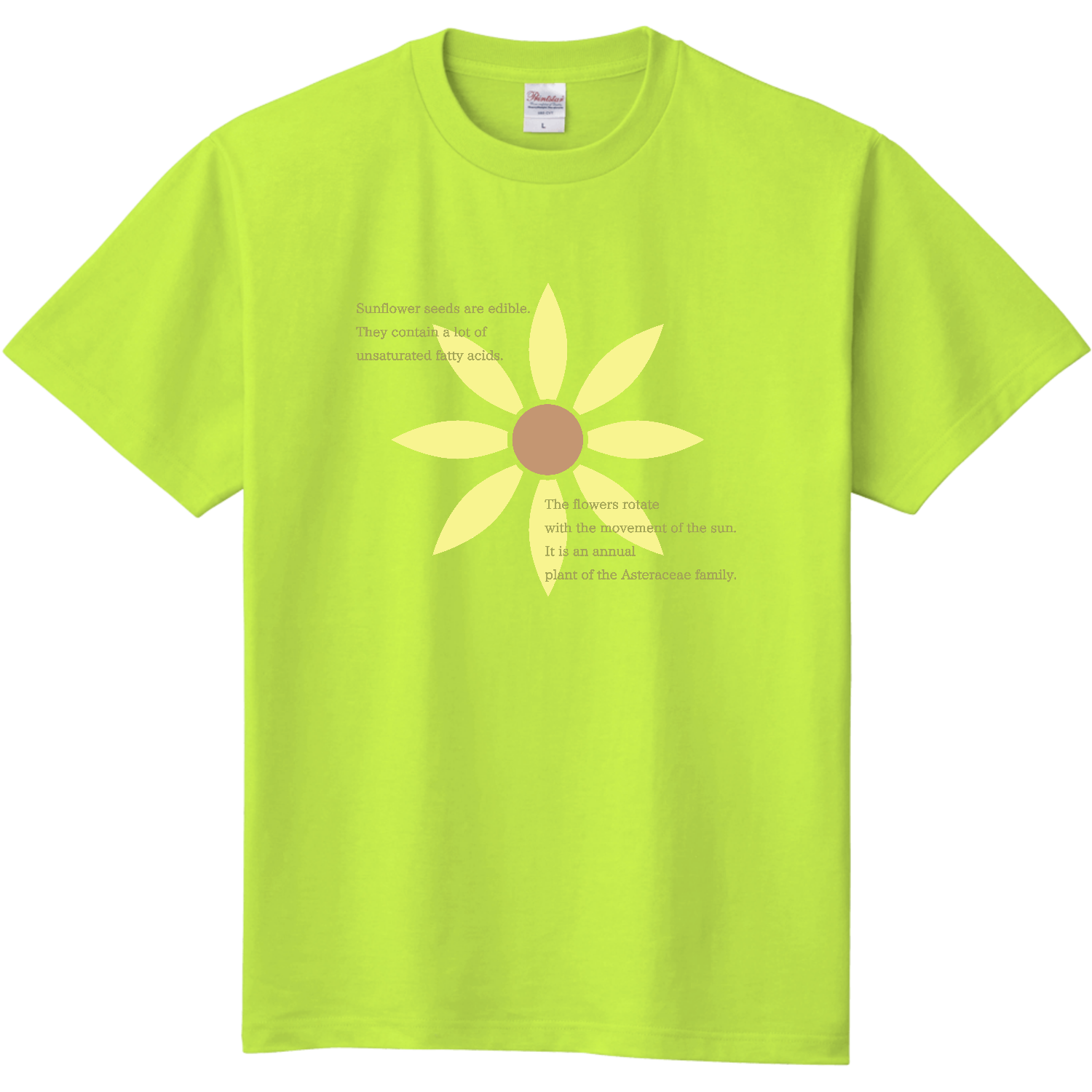 【サンフラワー 向日葵】Ｔシャツ 定番Ｔシャツ
