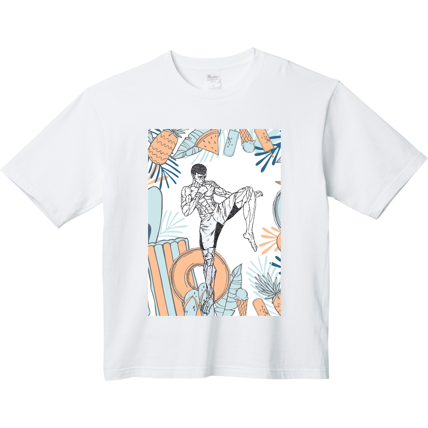 夏のムエタイ ヘビーウェイト ビッグシルエットTシャツ