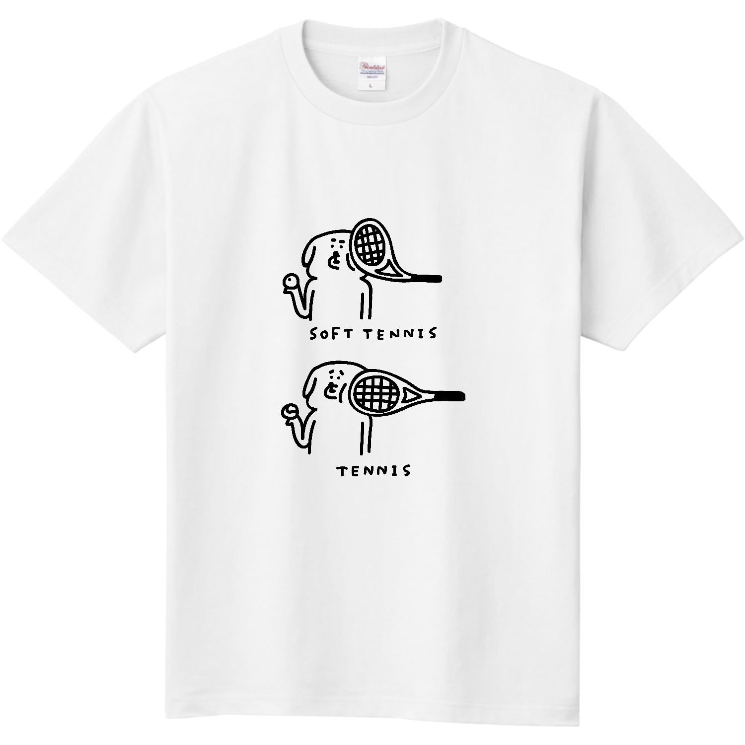 テニス　ソフトと硬式 定番Ｔシャツ