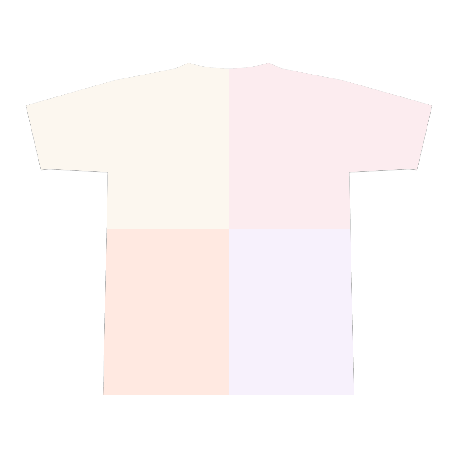 雑草の花全面インクジェットTシャツ(L)2