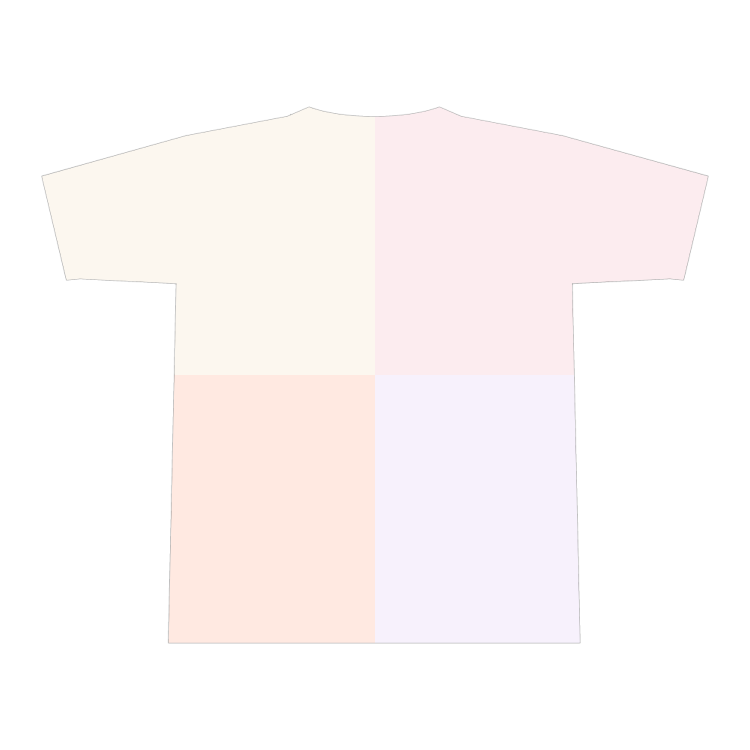 雑草の花全面インクジェットTシャツ(XL)2