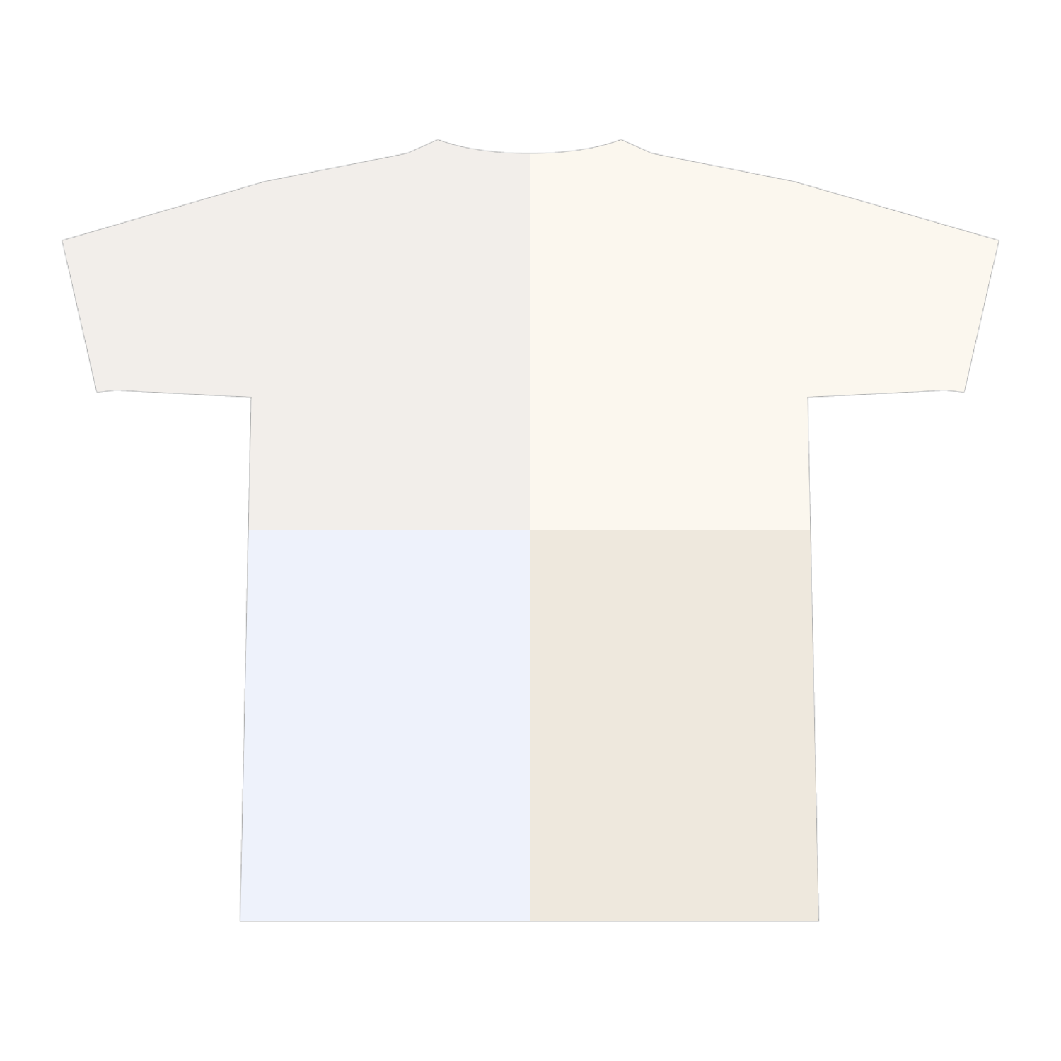 雑草の花全面インクジェットTシャツ(S)2