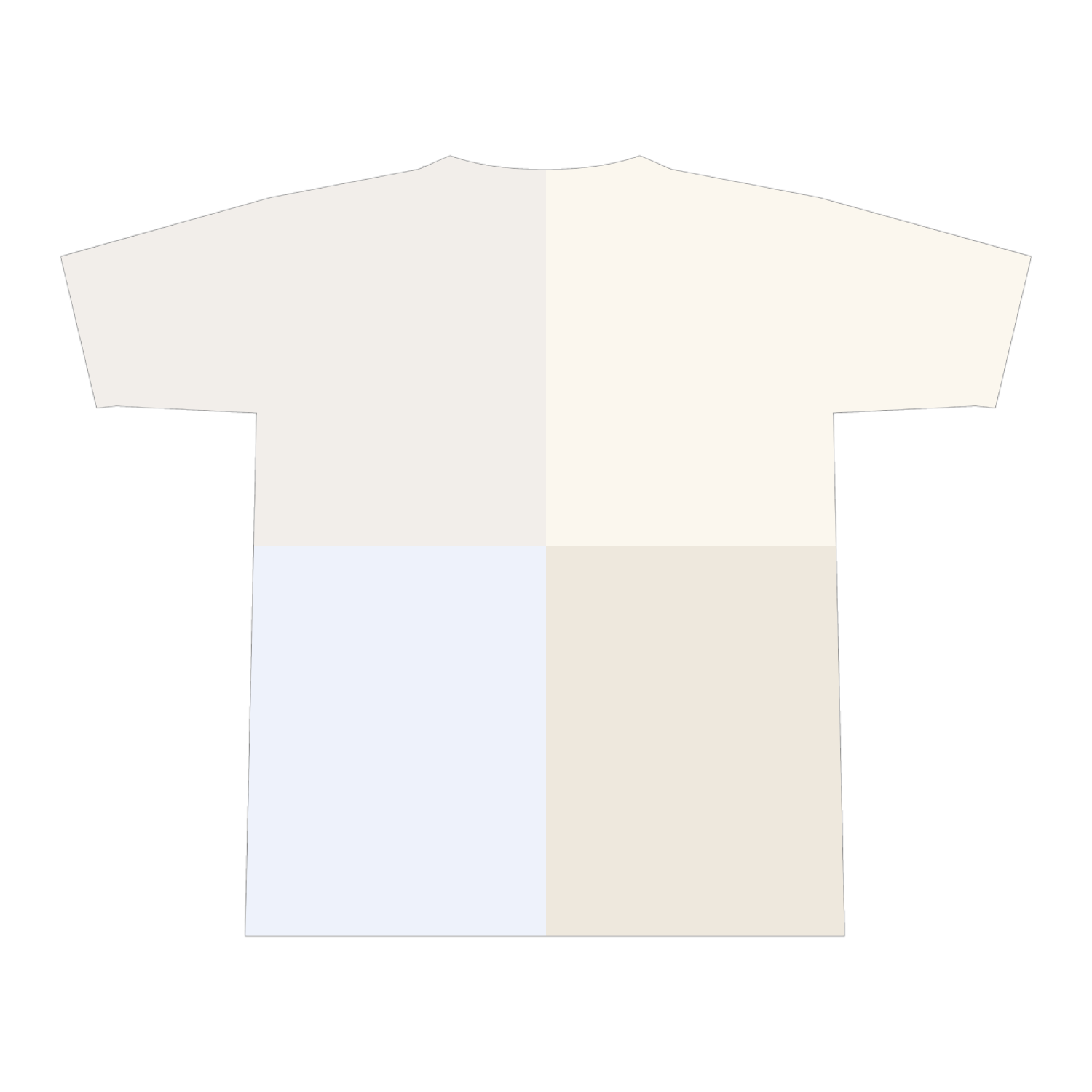 雑草の花全面インクジェットTシャツ(XL)2