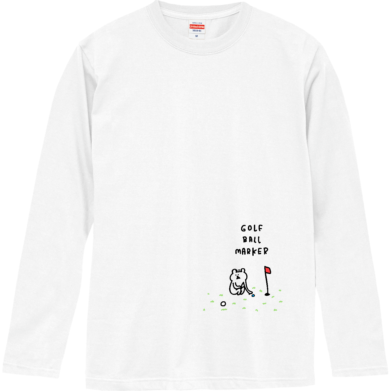ゴルフ　ボールマーカー ロングスリーブTシャツ