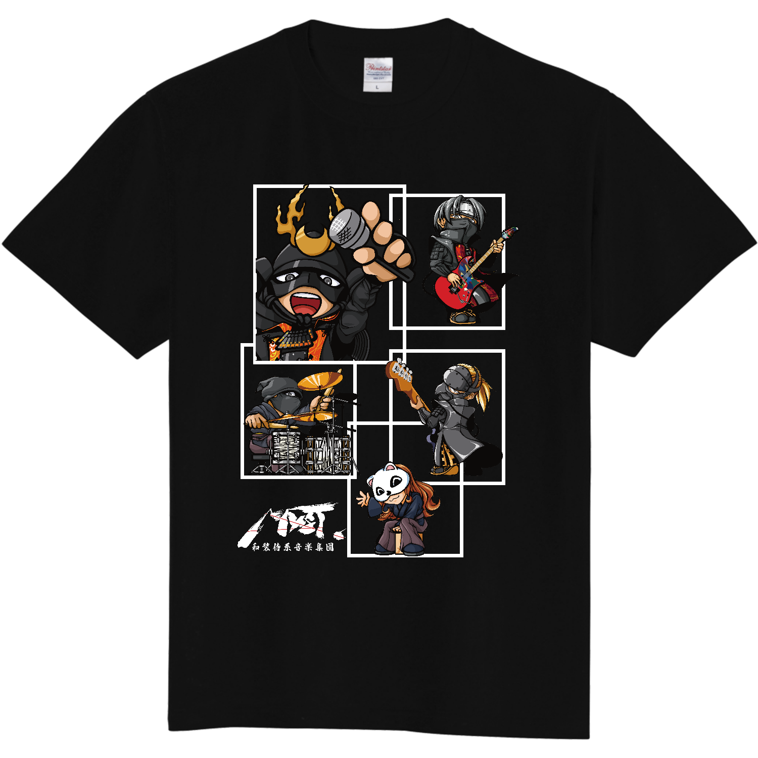 和装侍系音楽集団MYST.キャラクターTシャツ白ロゴver 定番Ｔシャツ