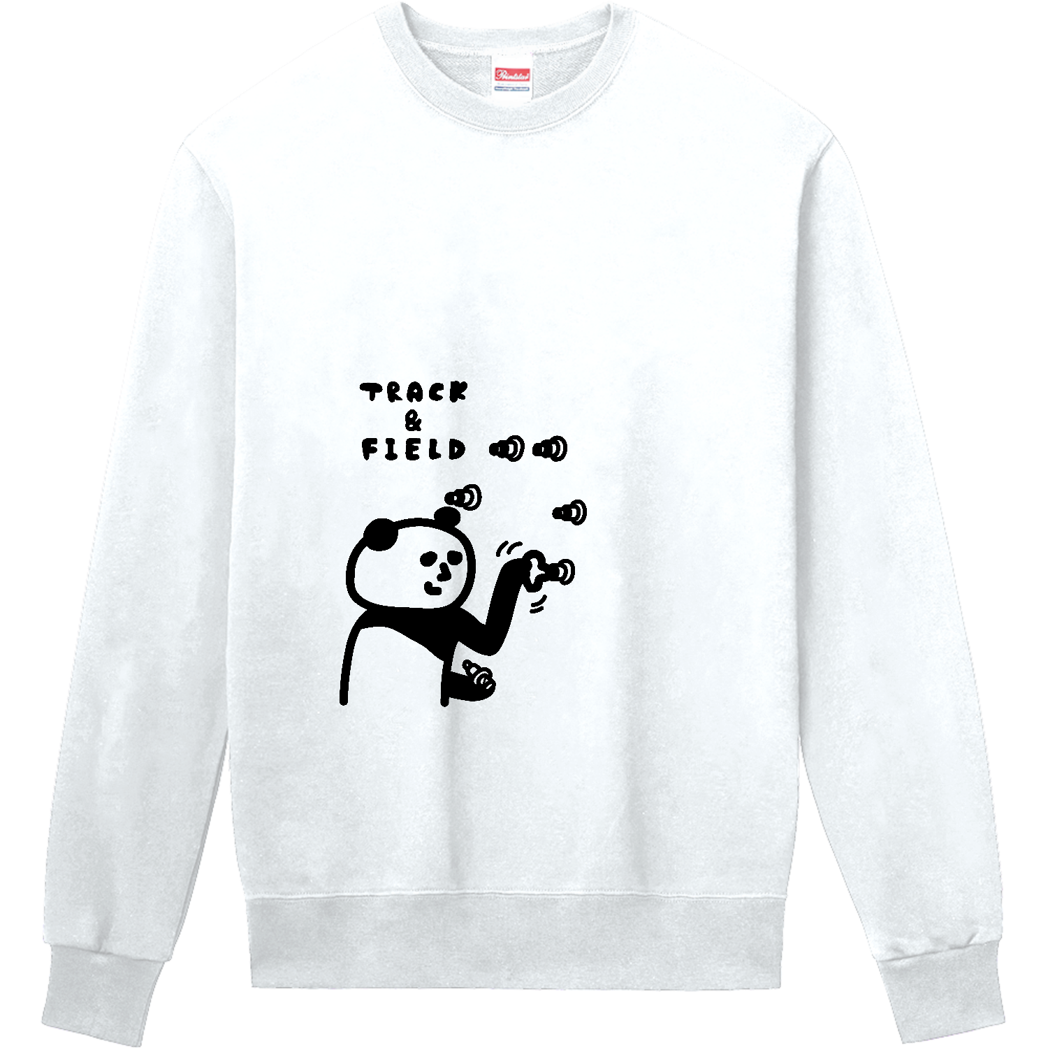 陸上競技　スパイクのピンを付ける 定番スウェット