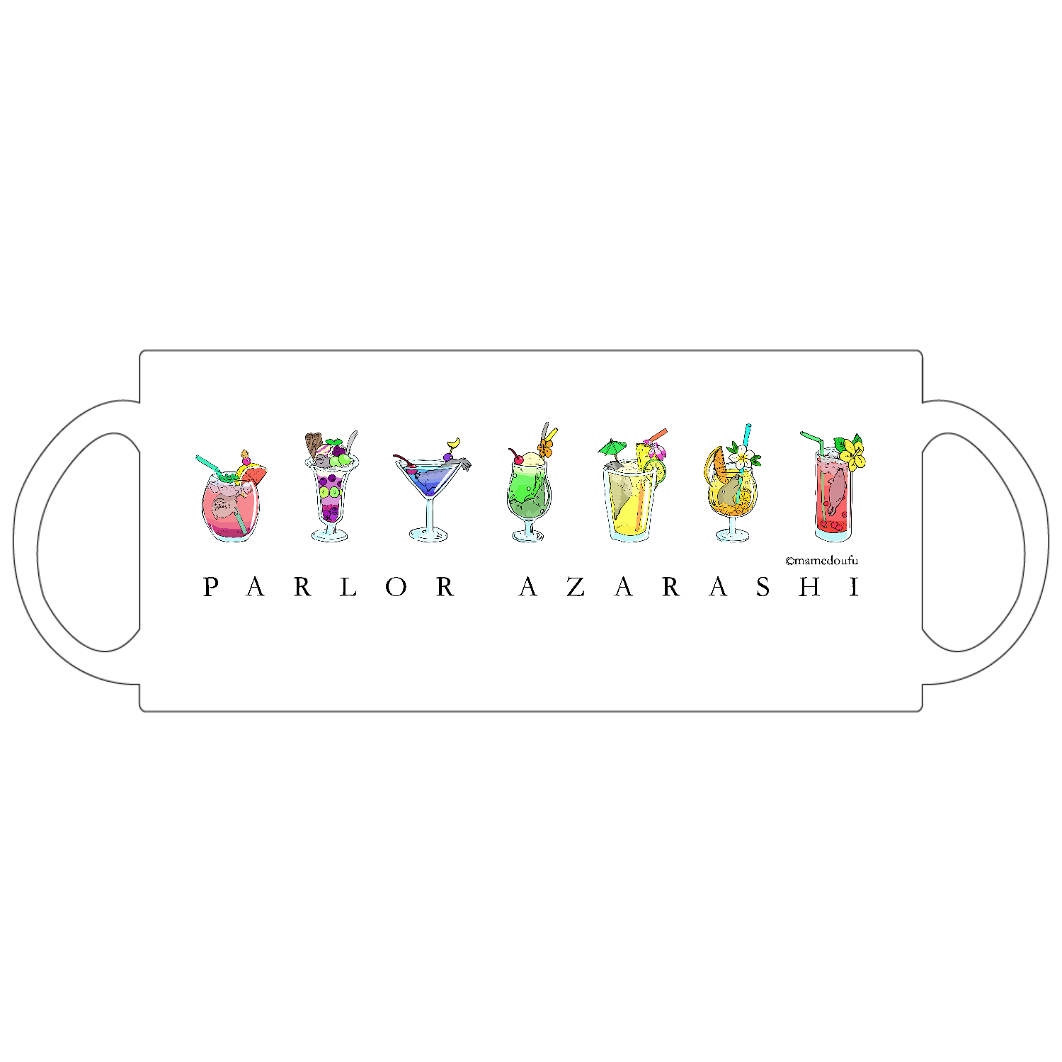 パーラーアザラシ　７色　マグカップ 定番マグカップ
