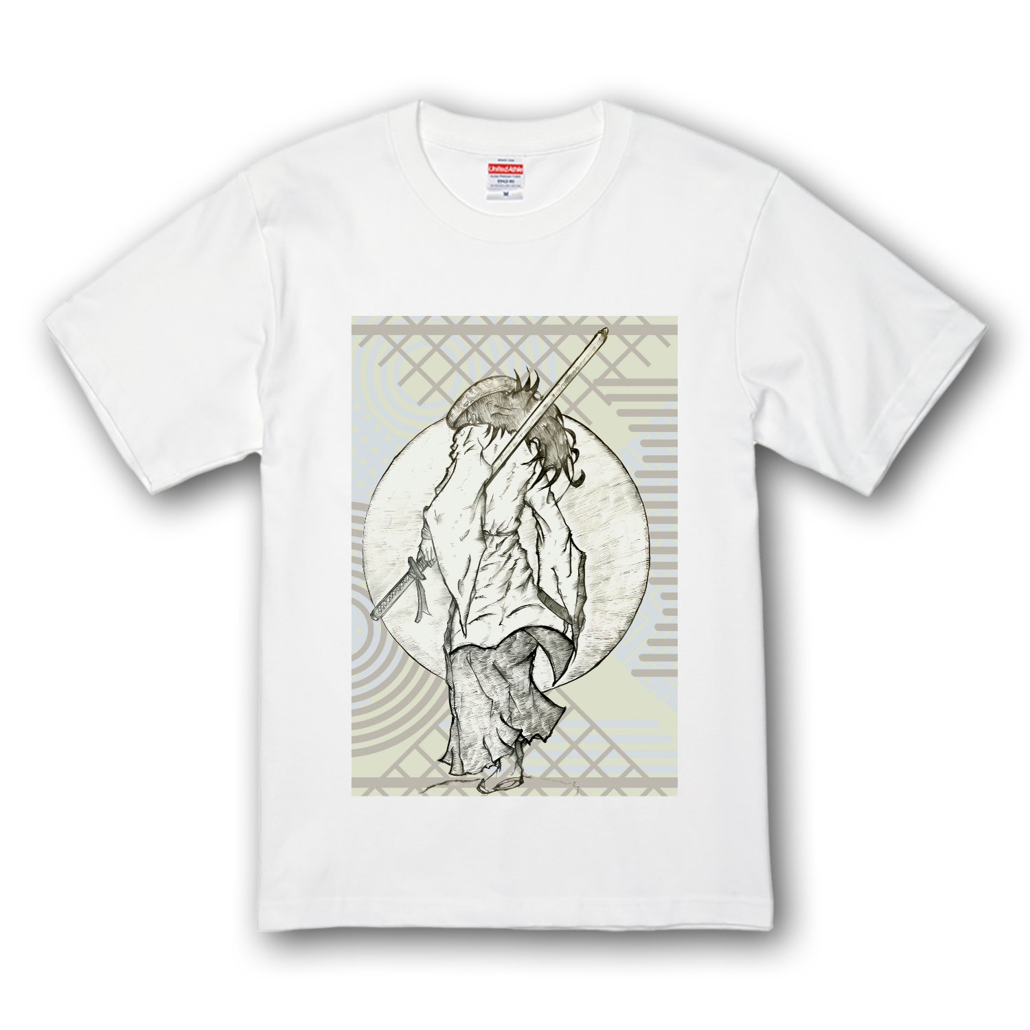 男の背中 プレミアムTシャツ