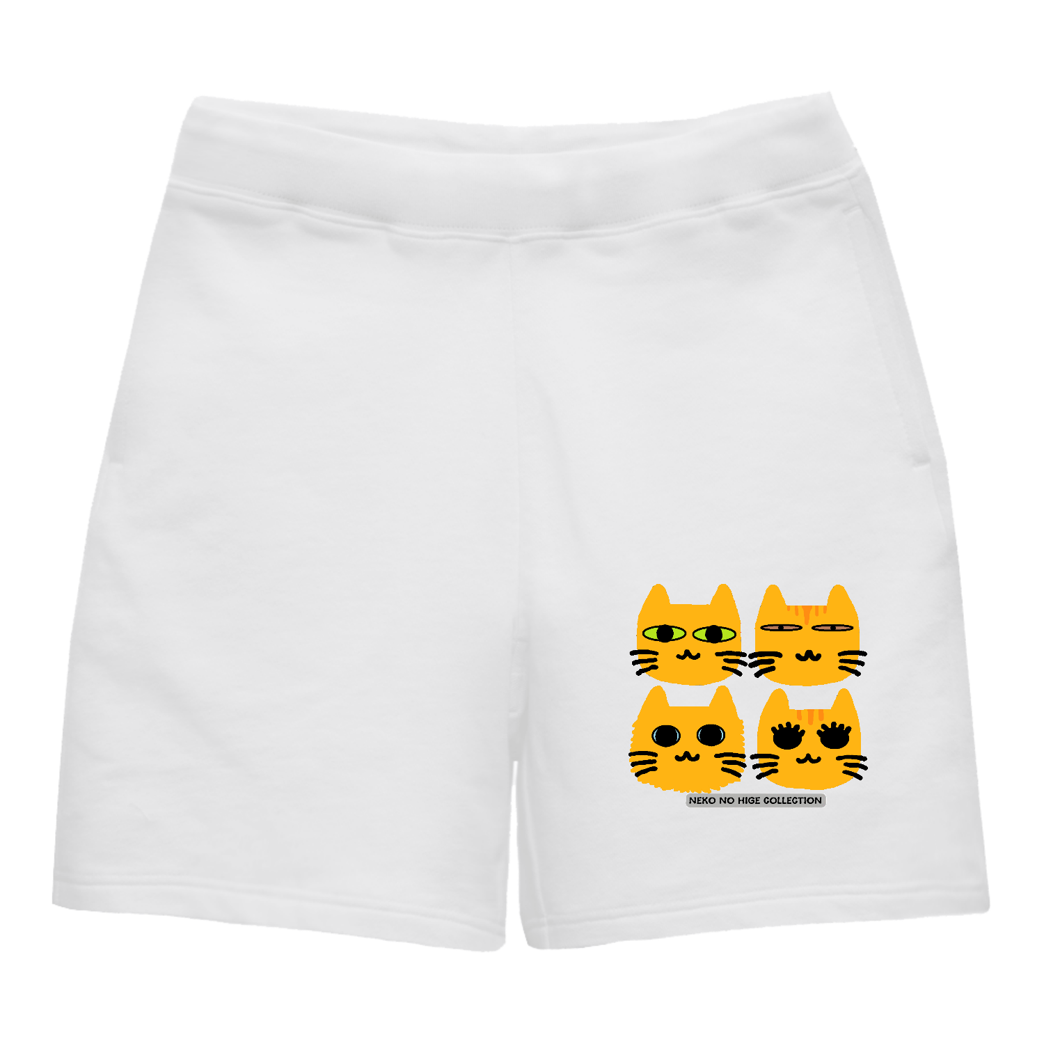 ちゃちゃとらきょうだいＢ：ねこのひげあつめ。 ライトスウェットハーフパンツ