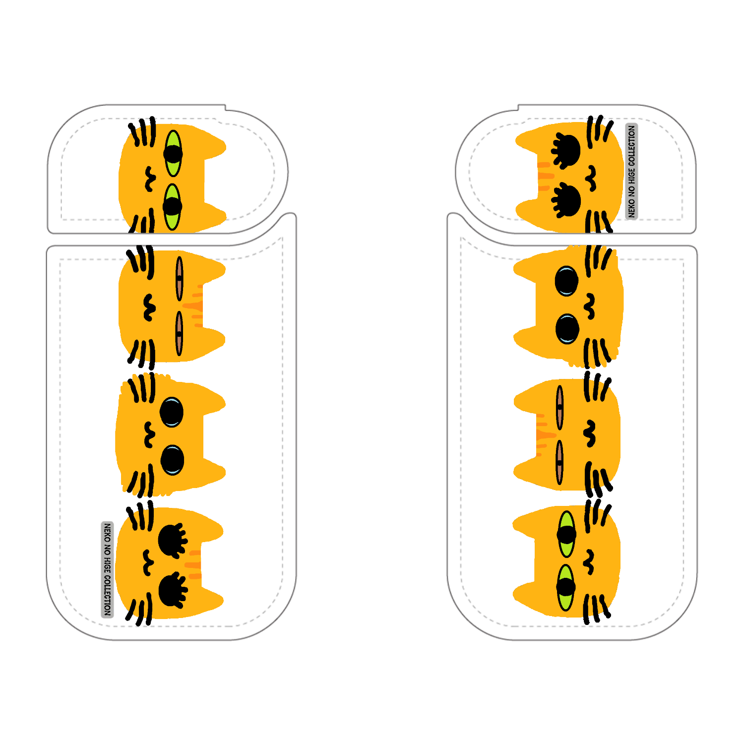 ちゃちゃとらきょうだいＡ：ねこのひげあつめ。 IQOSケース