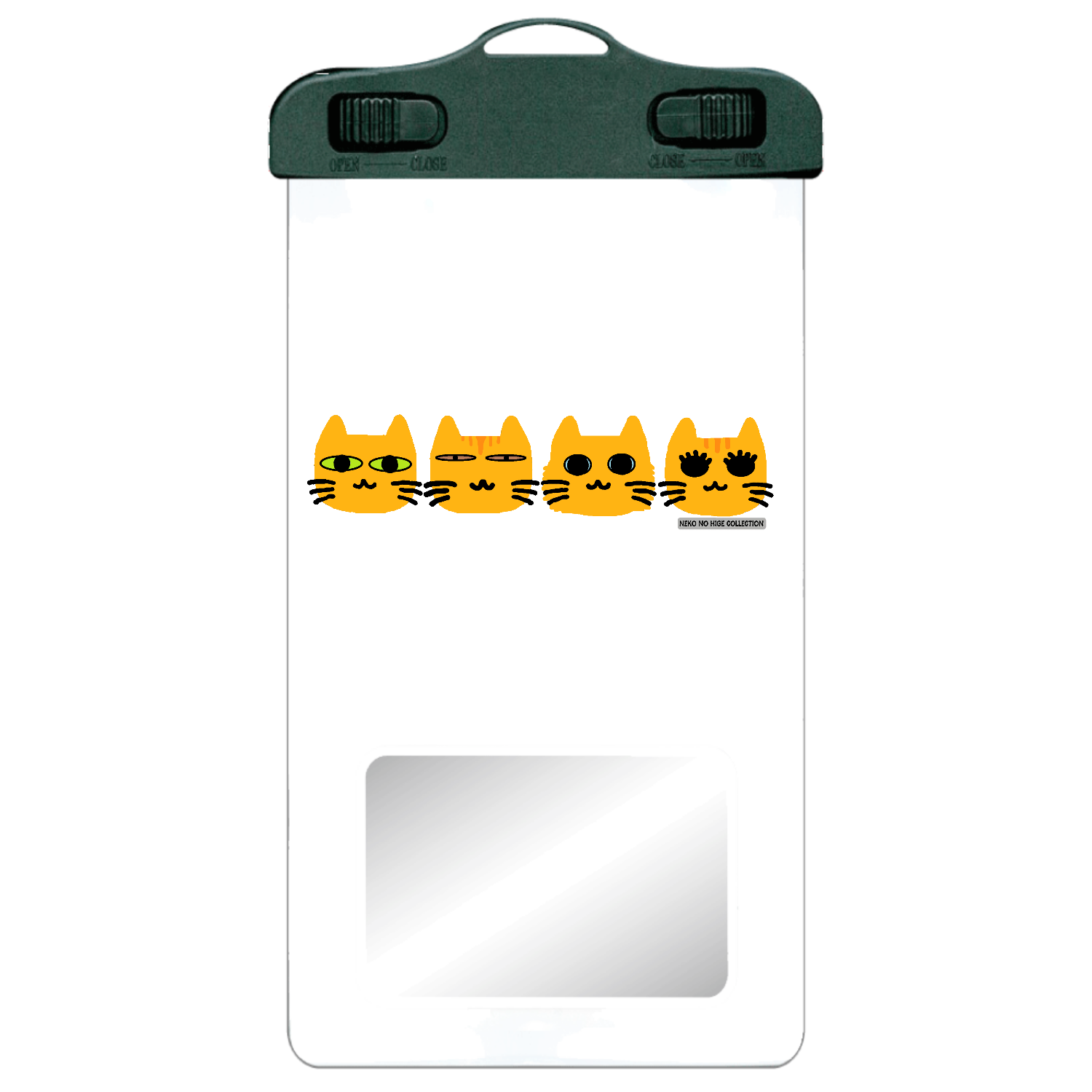 ちゃちゃとらきょうだいＡ：ねこのひげあつめ。 SPC06(防水スマホケース)