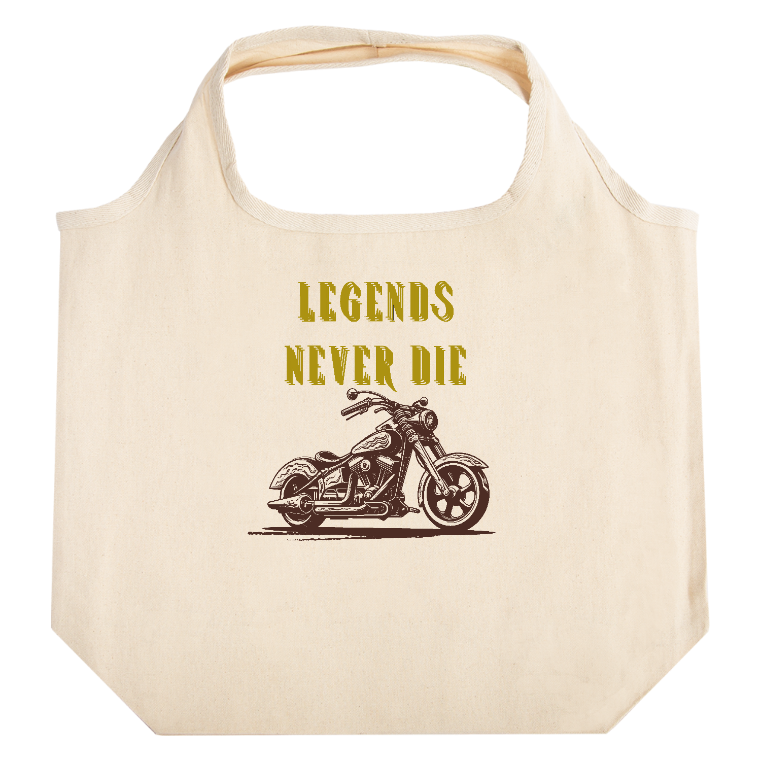 Legends never die(伝説は決して死なない) たためるマルシェ【白プリントあり】
