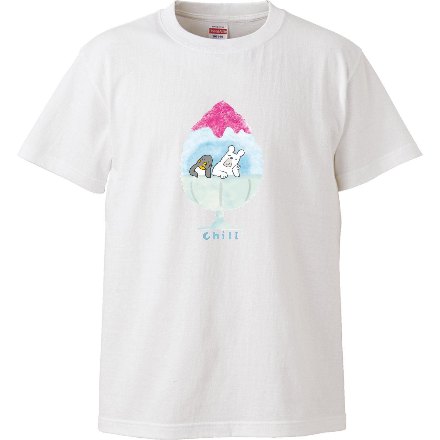 かき氷に住んでみた。 ハイクオリティーTシャツ