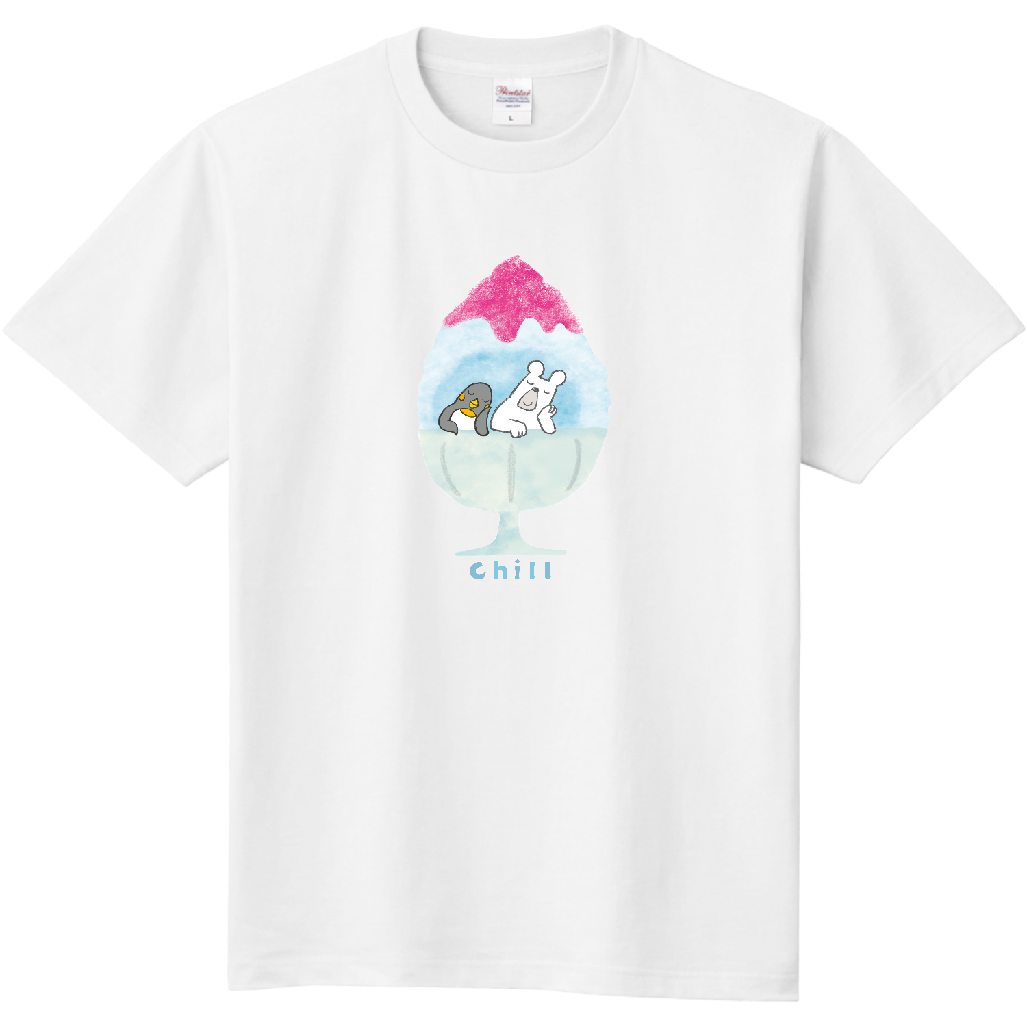 かき氷に住んでみた。 定番Ｔシャツ