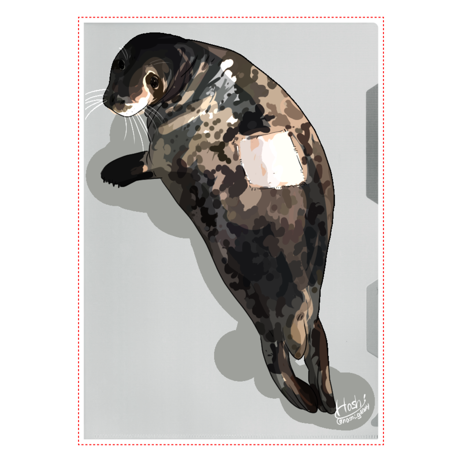 Witje back print A4クリアファイル