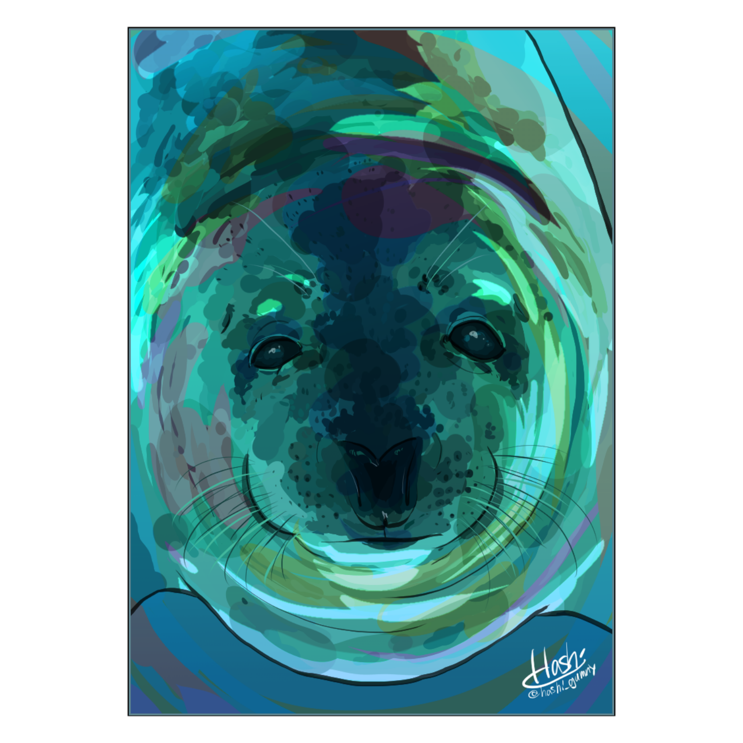 Witje stares at ポスター Ａ２サイズ