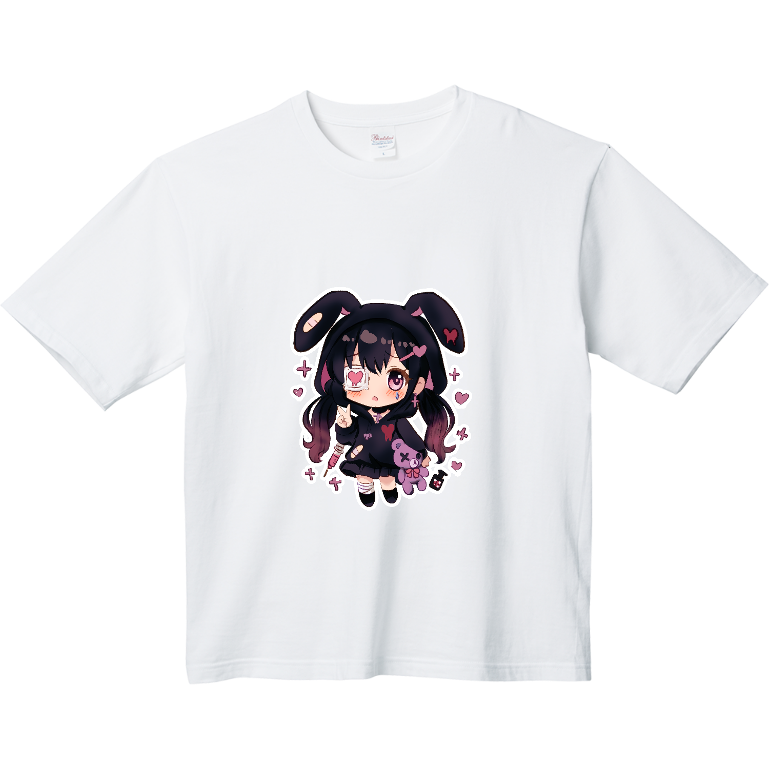 くろねちゃんグッズ ヘビーウェイト ビッグシルエットTシャツ