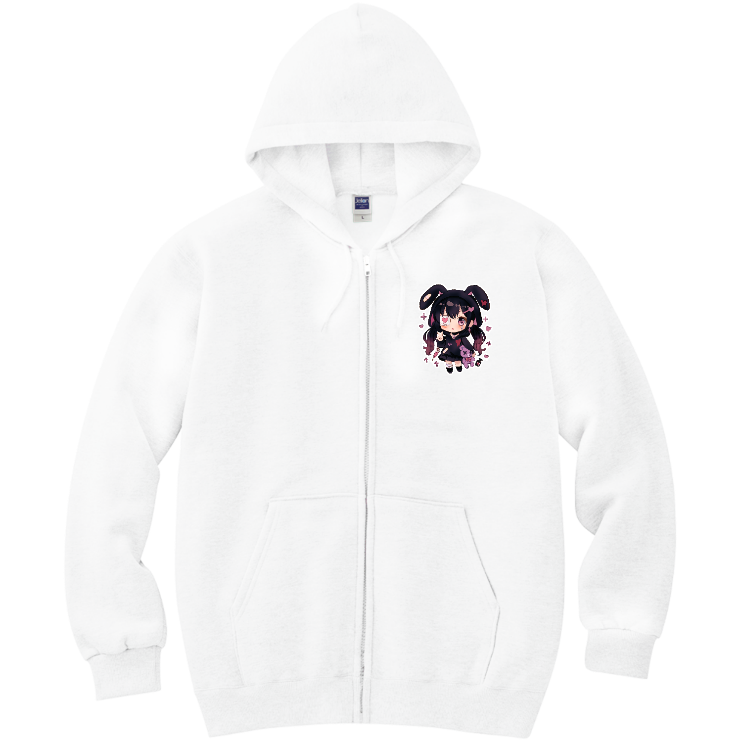 くろねちゃんグッズ 軽量ジップアップパーカー