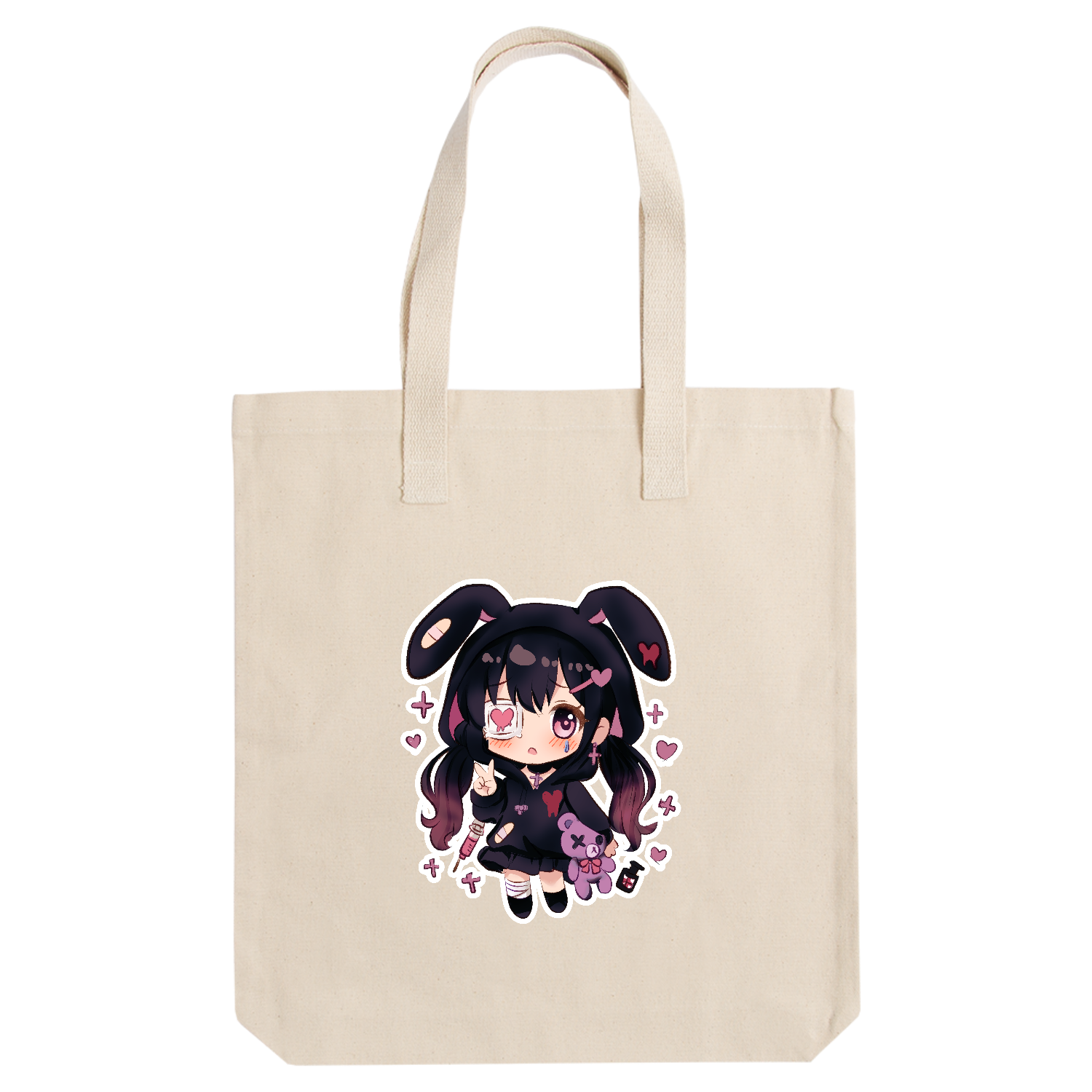 くろねちゃんグッズ アーバントート【白プリントあり】