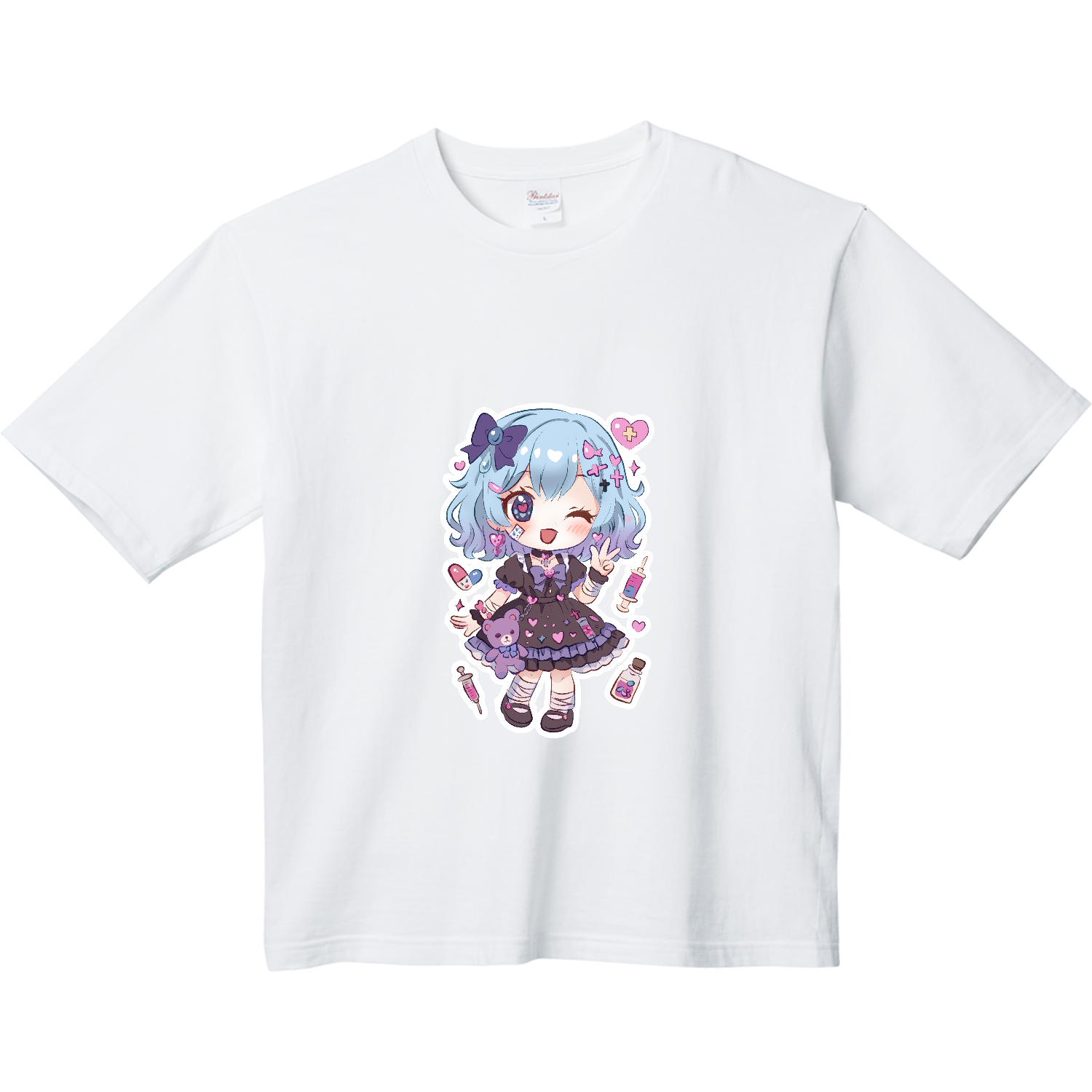 みるるちゃんぐっず ヘビーウェイト ビッグシルエットTシャツ