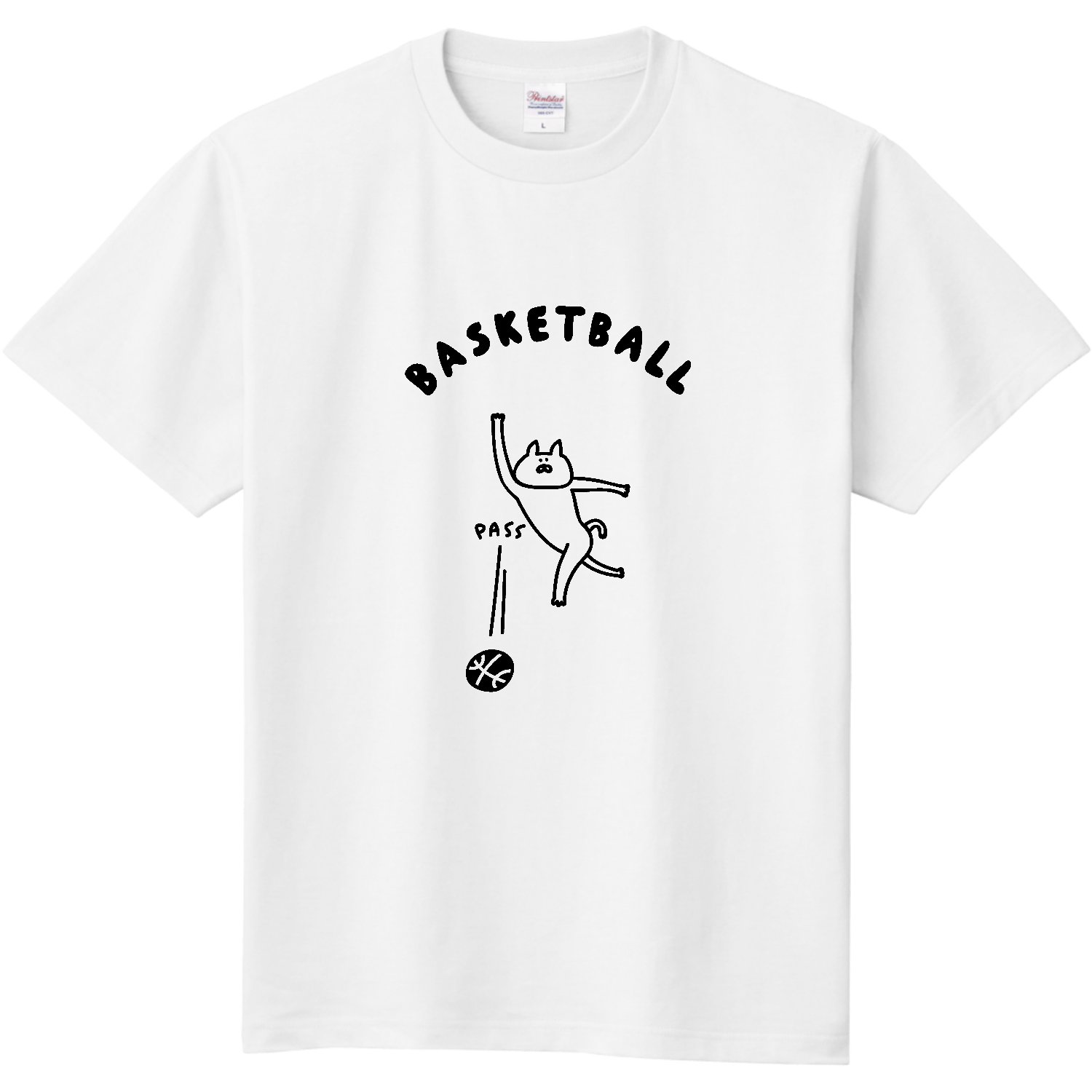 バスケットボール　ボウリングのフォーム 定番Ｔシャツ