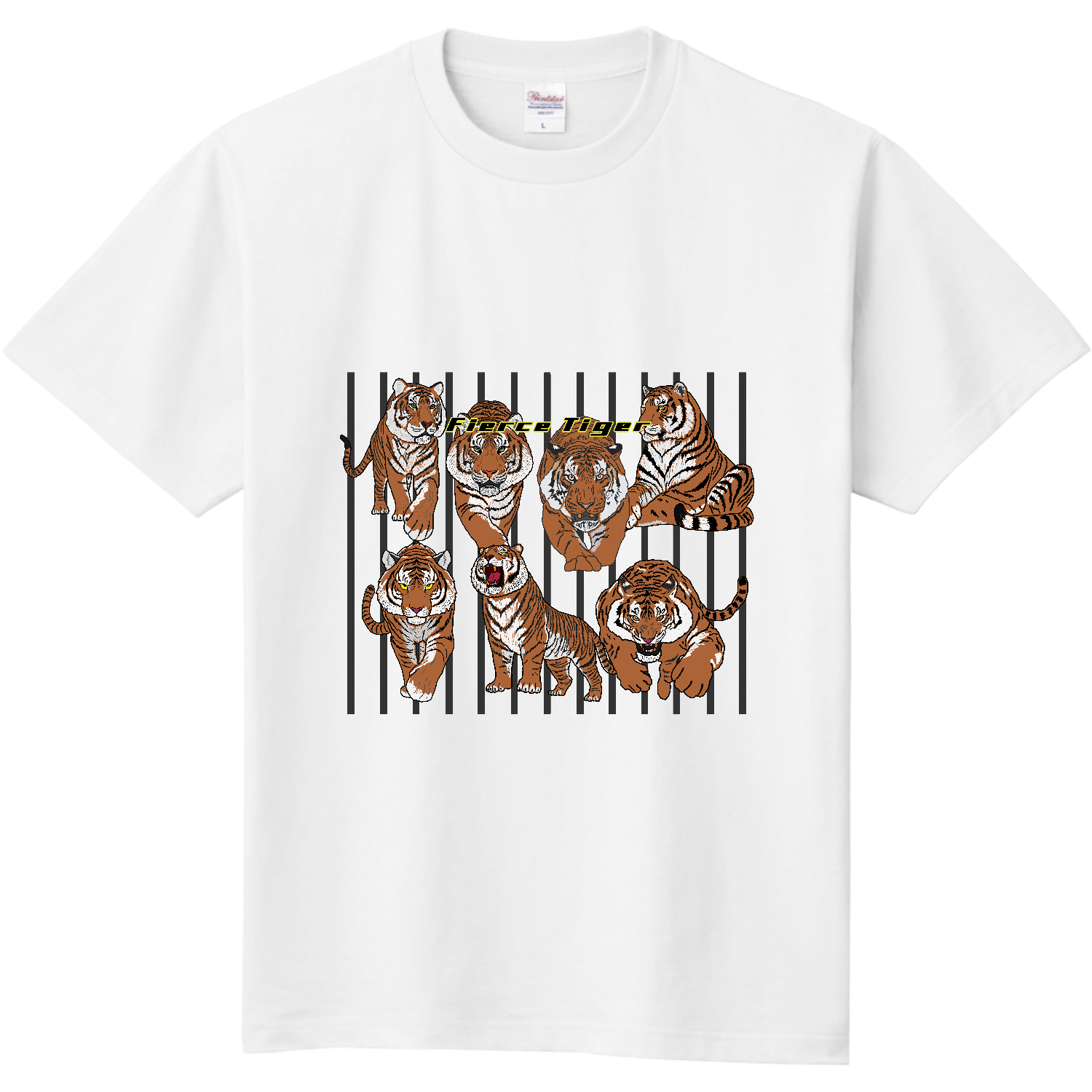 on Tシャツ オーサムタイガー｜ドッキングビッグシルエットTシャツ｜ユニ