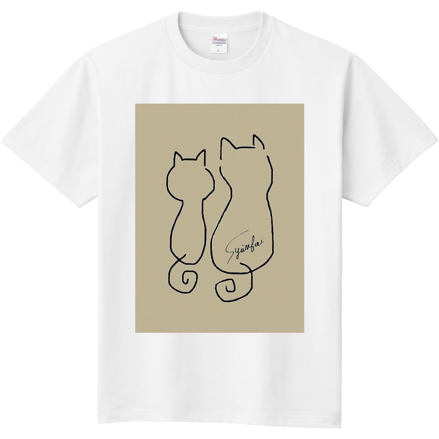 静かなひととき定番Tシャツの商品購入ページ｜クリエイターの