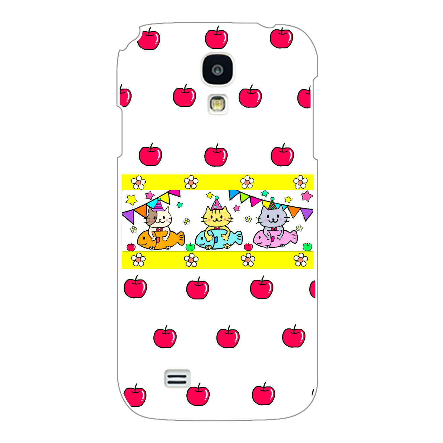 仲良しねこ　スマホケース Galaxy S4(SC-04E)