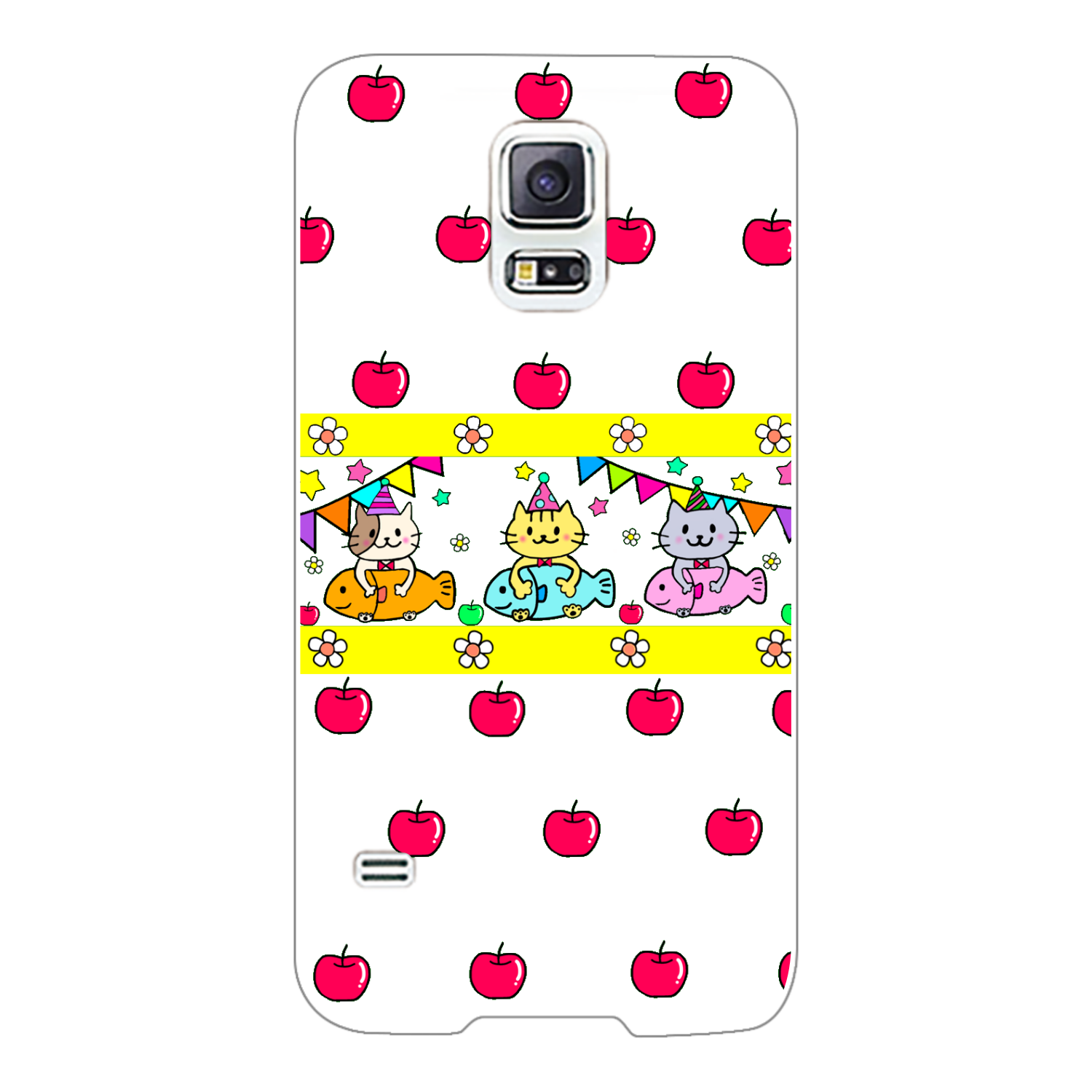 仲良しねこ　スマホケース Galaxy S5(SC-04F/SCL23)