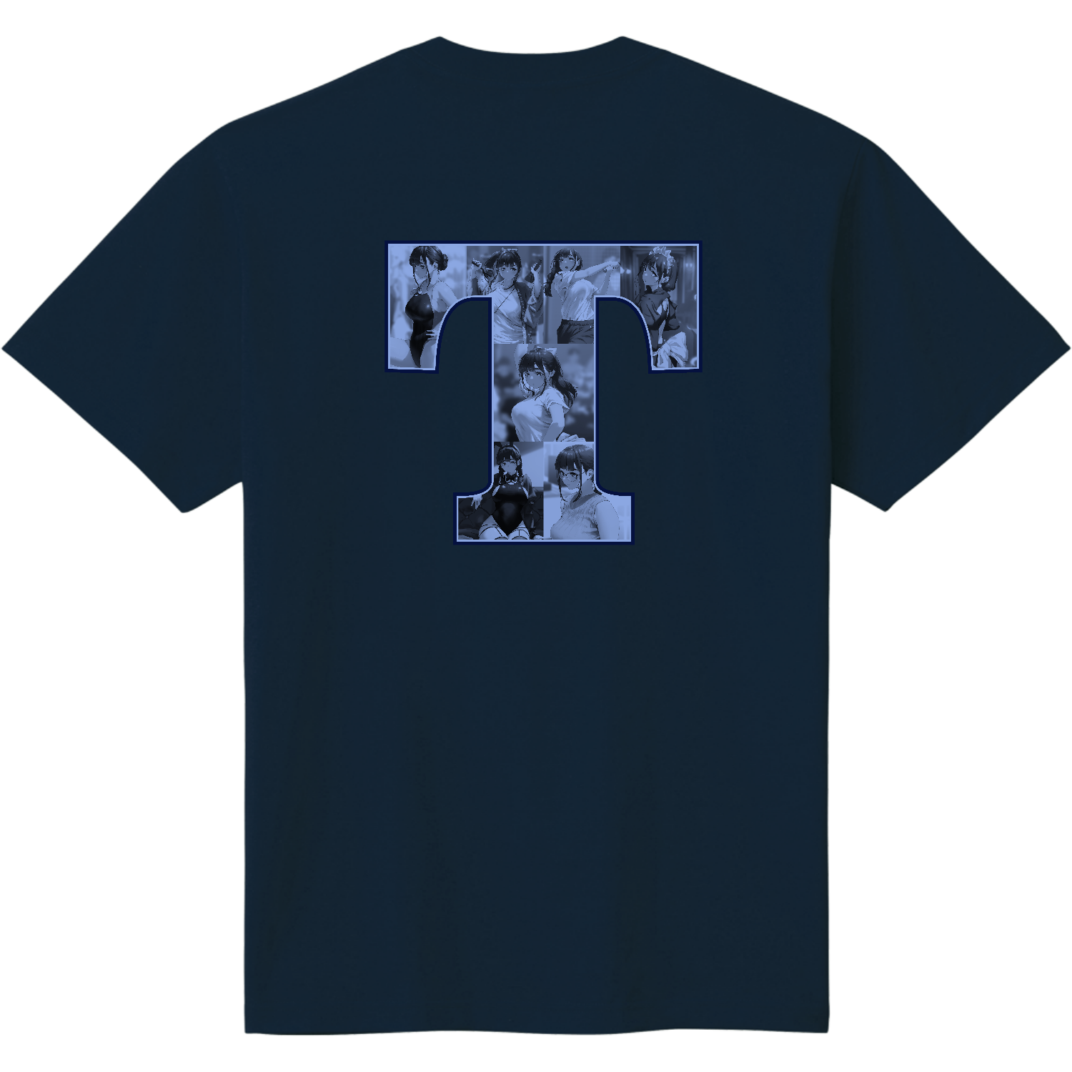 【オリラボ限定】「実質カロリーゼロ」Tシャツ(タマミ) -メトロブルー-定番Ｔシャツ2