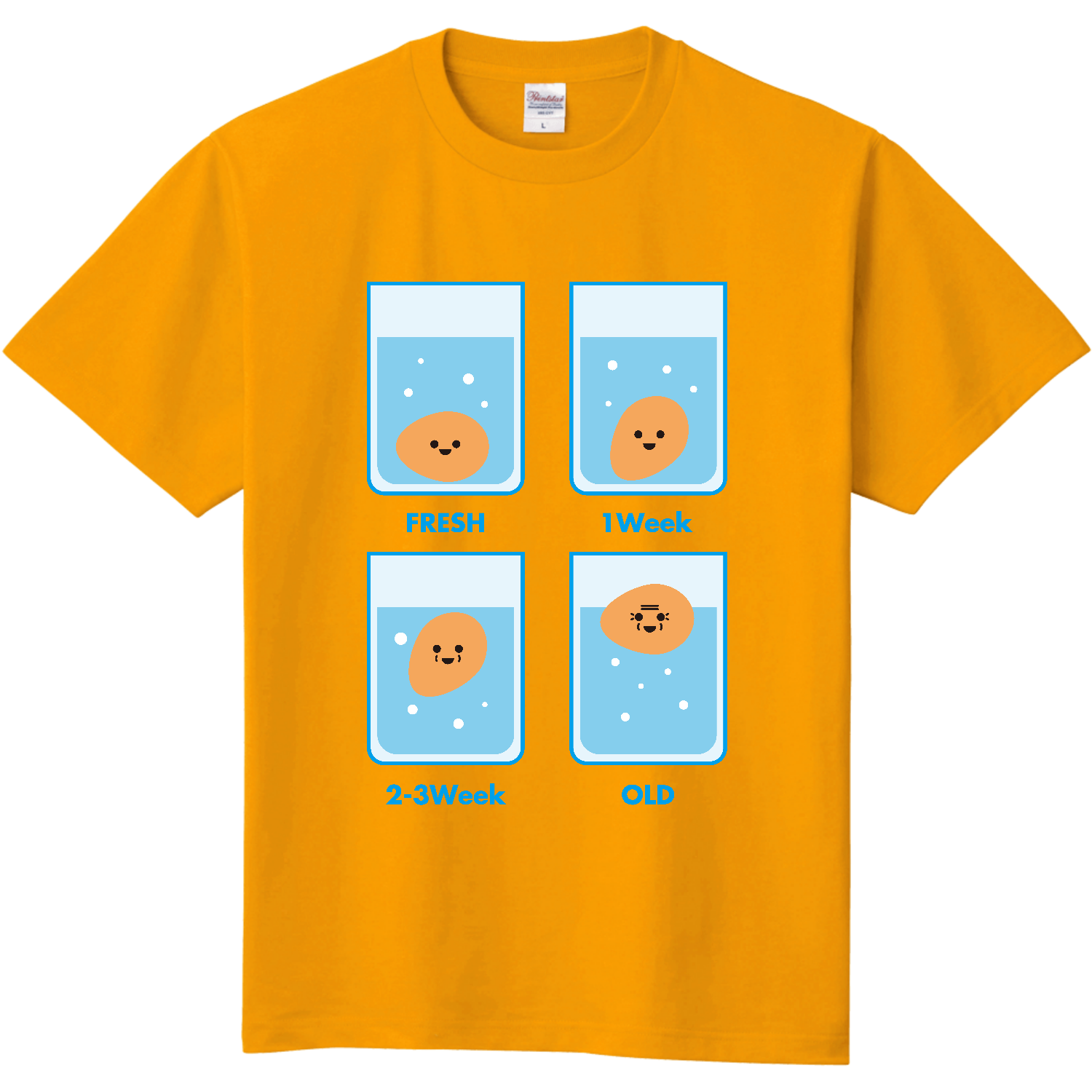 たまご鮮度テスト 定番Ｔシャツ