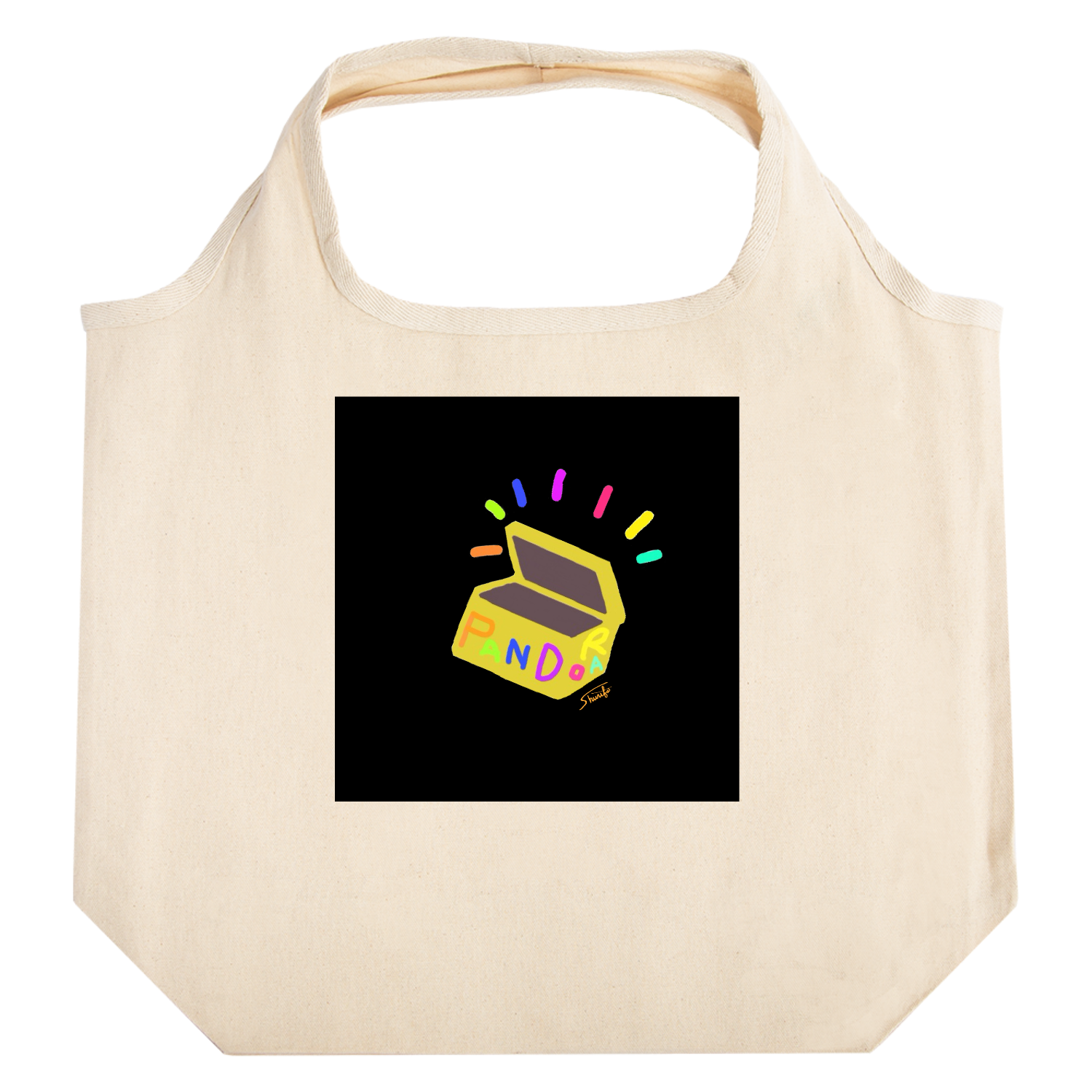 パンドラ　Pandora たためるマルシェ【白プリントあり】