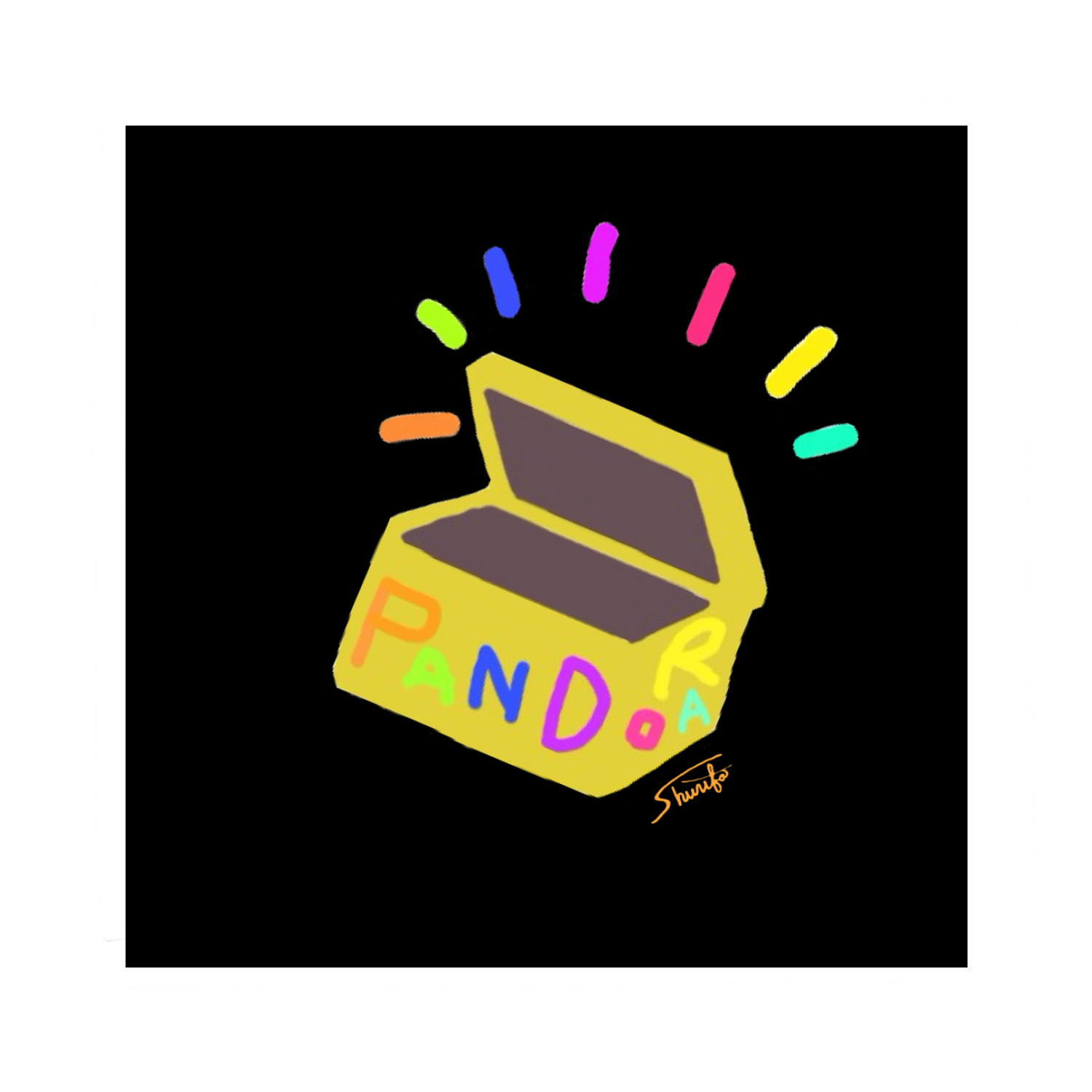 パンドラ　Pandora ピクチャースタイル ミニタオル