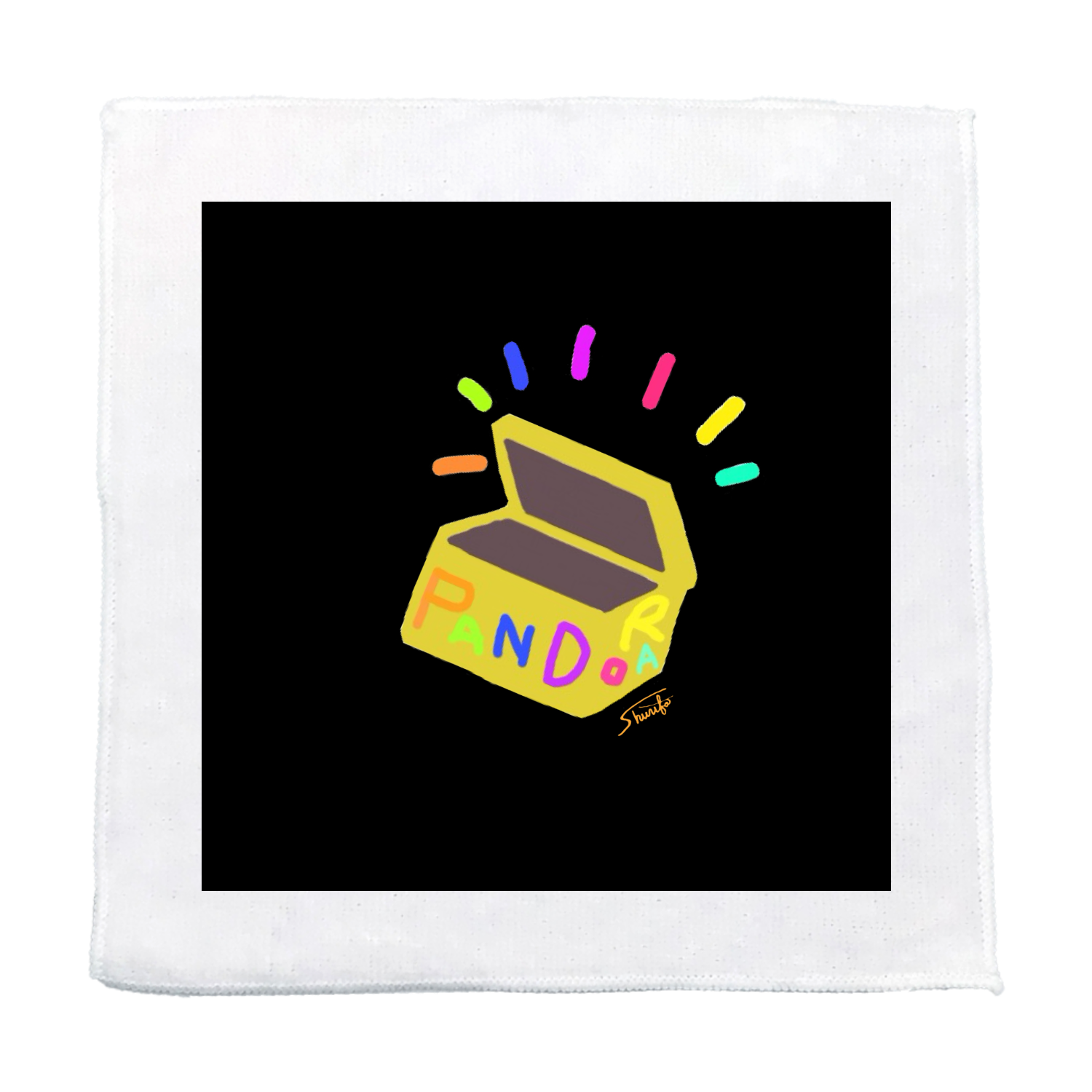 パンドラ　Pandora マイクロファイバーハンカチ20cm