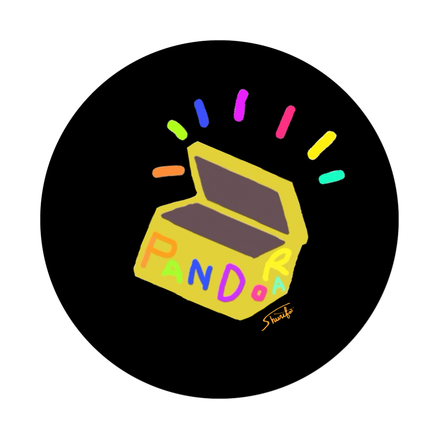 パンドラ　Pandora クリアバッジ