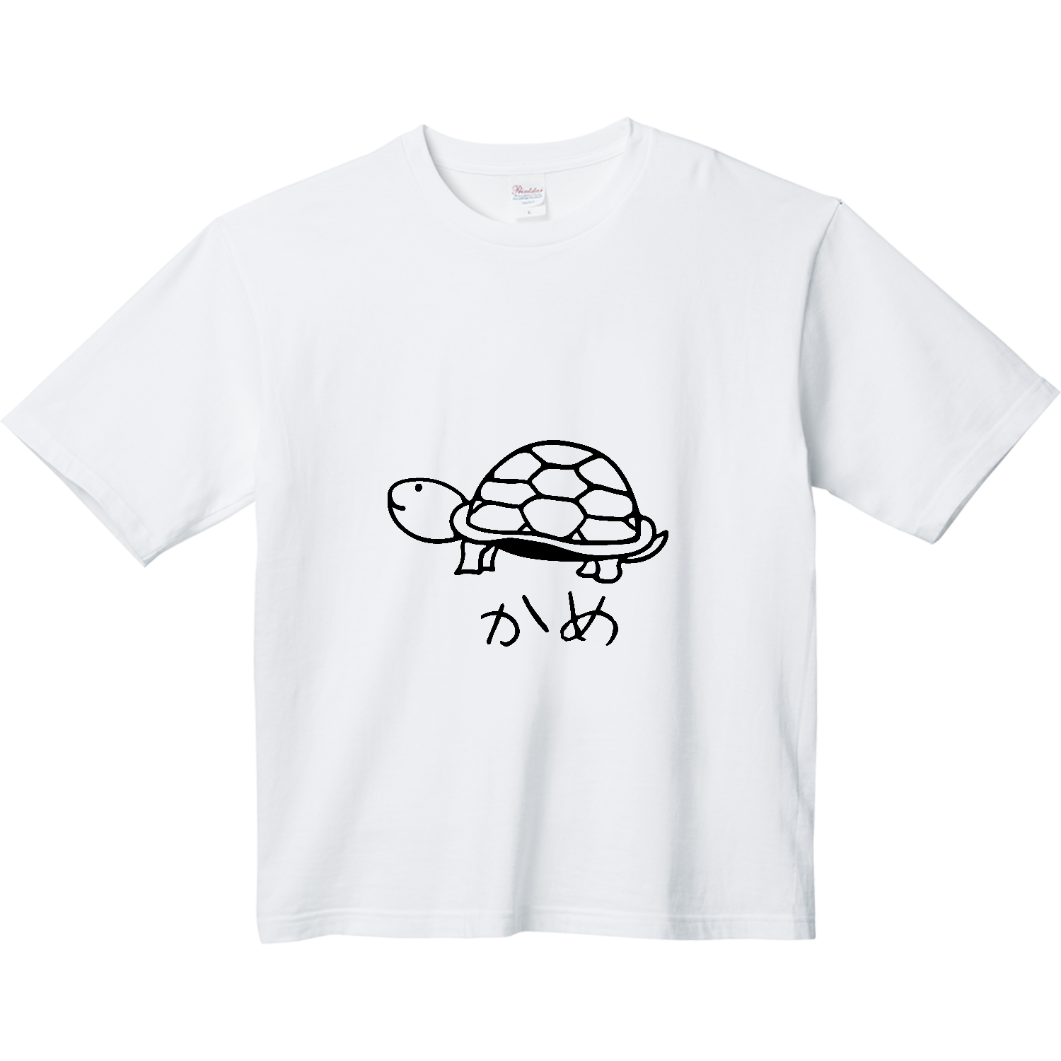 亀線画 ヘビーウェイト ビッグシルエットTシャツ