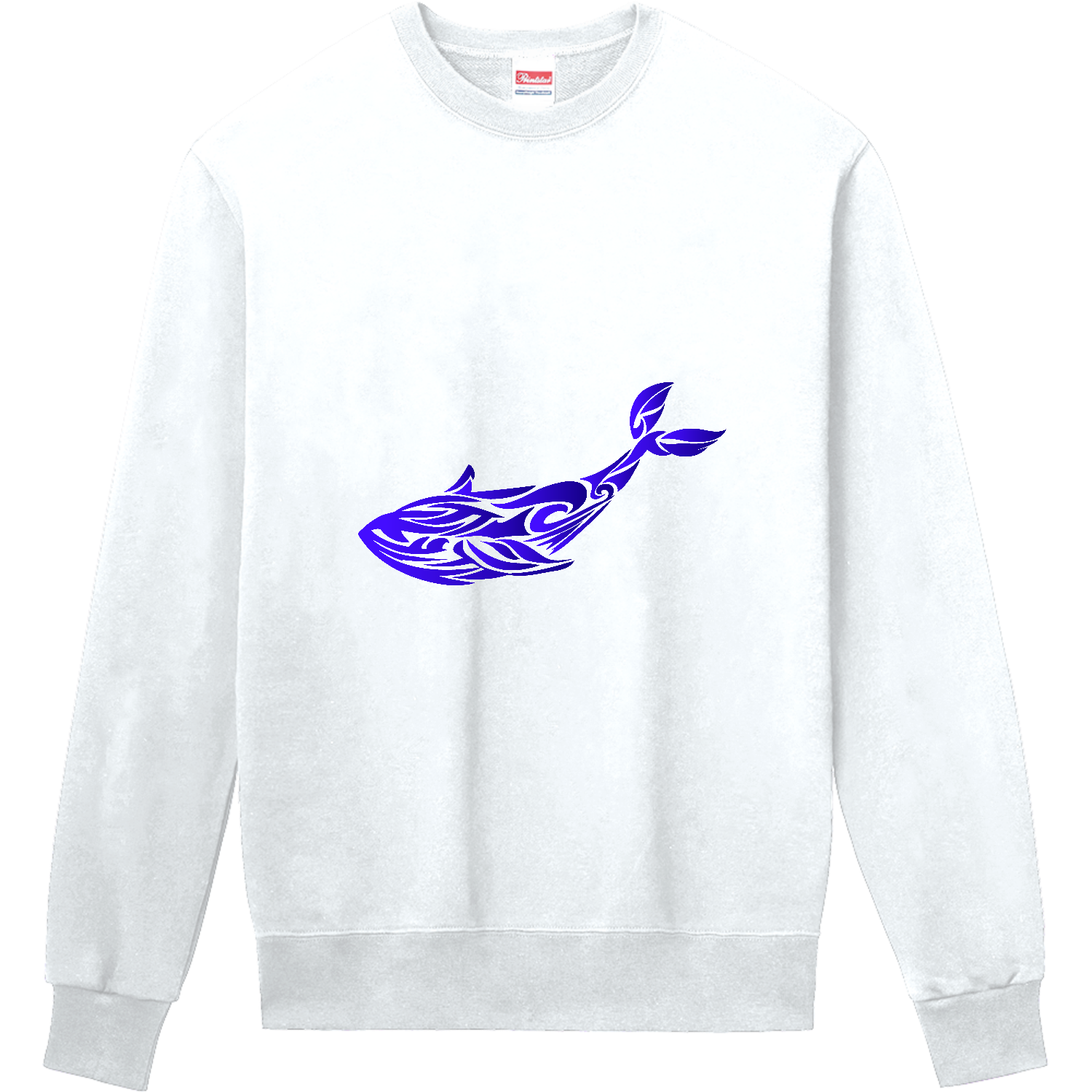 くじらのトライバルアート 定番スウェット