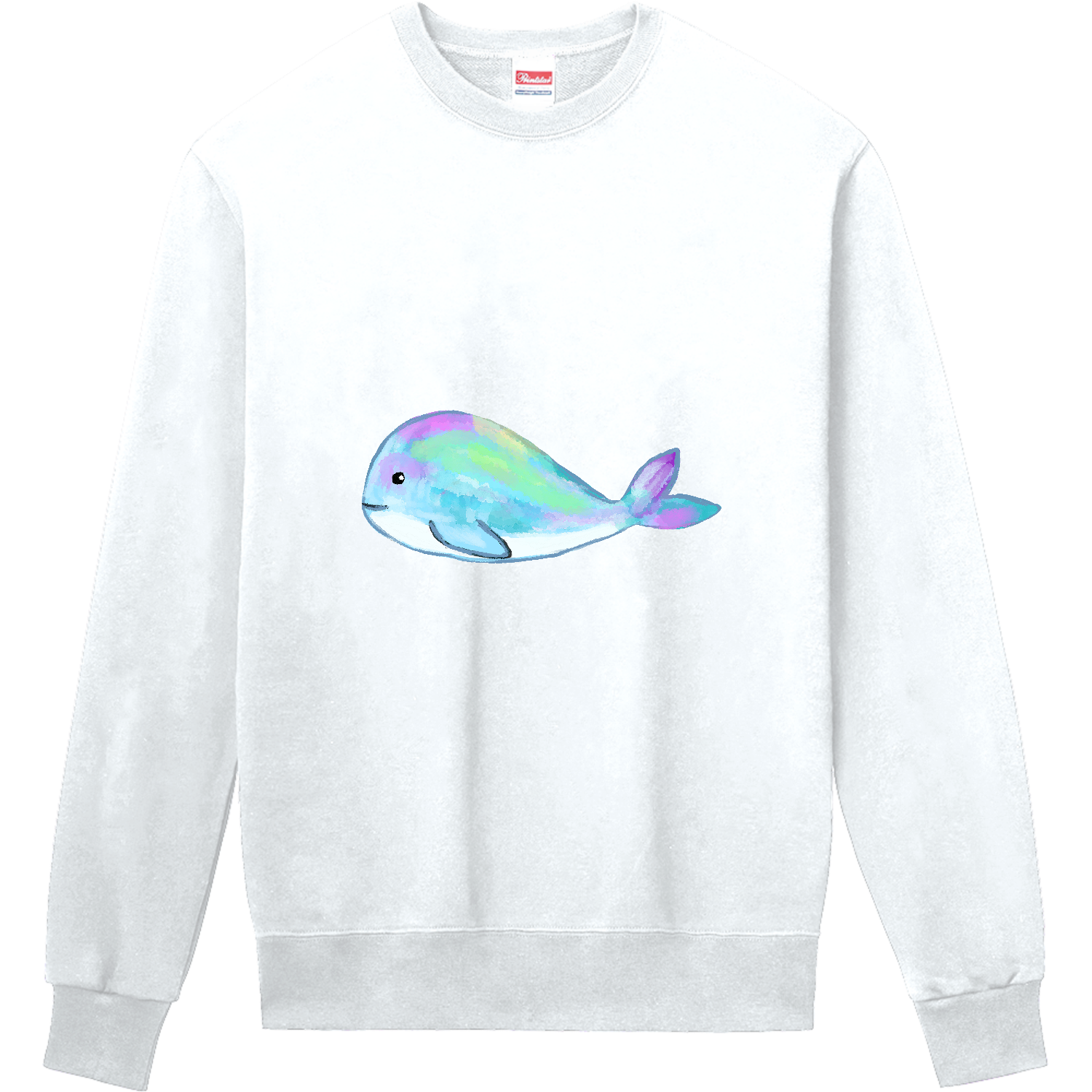 可愛い夢夢くじら 定番スウェット