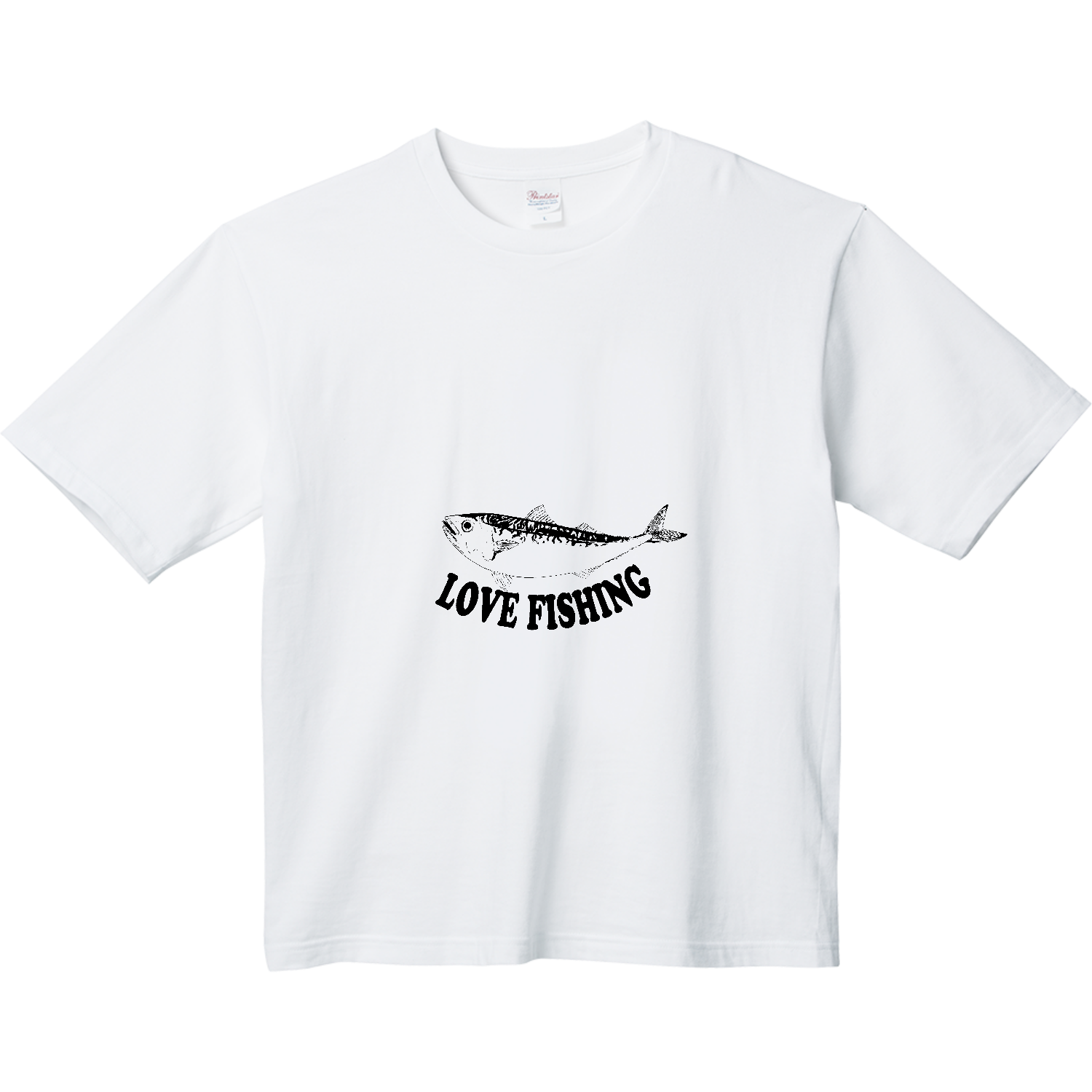 サバ釣りラブ ヘビーウェイト ビッグシルエットTシャツ