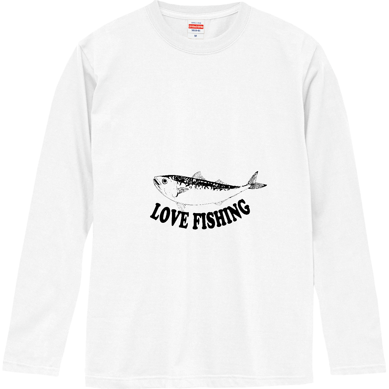 サバ釣りラブ ロングスリーブTシャツ