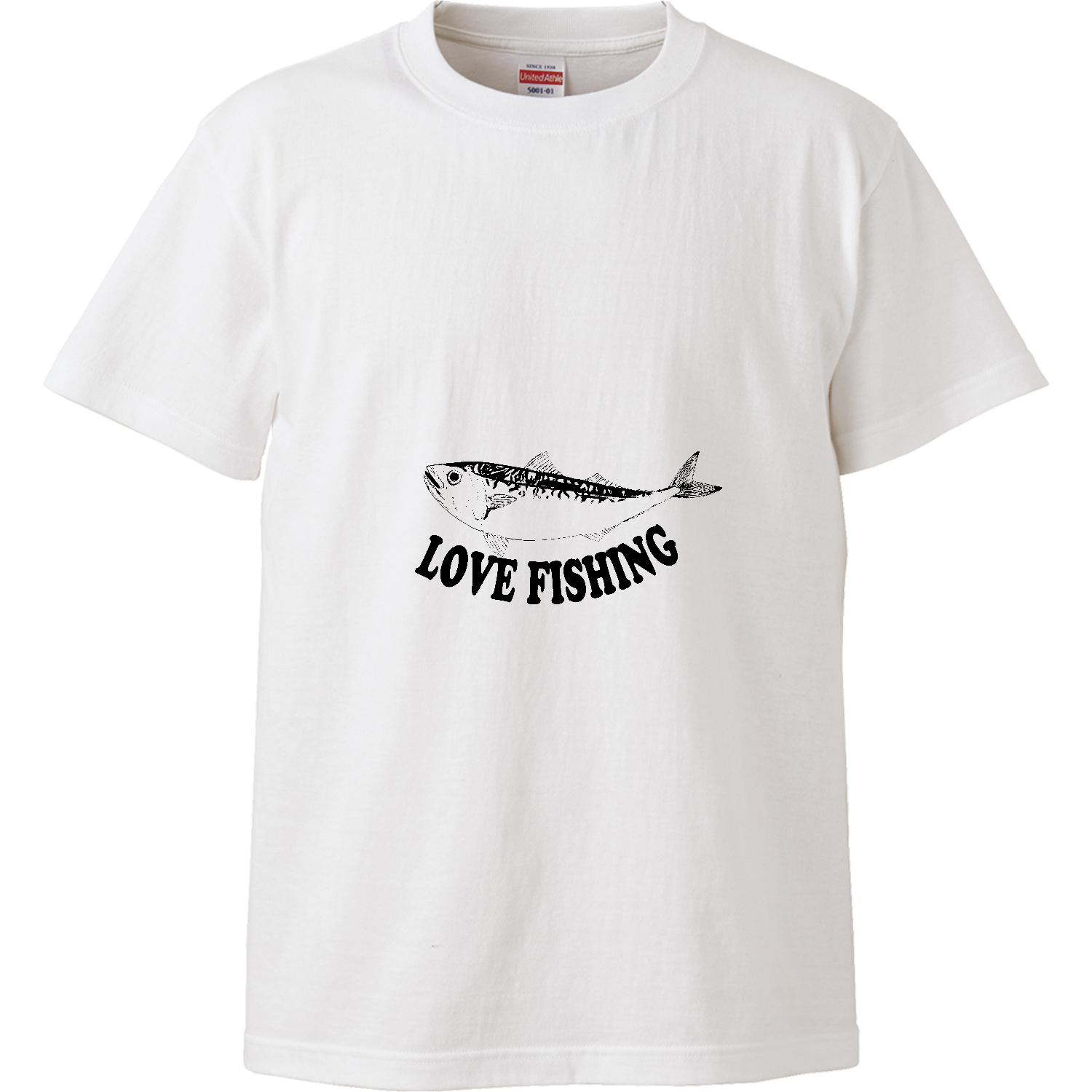 サバ釣りラブ ハイクオリティーTシャツ