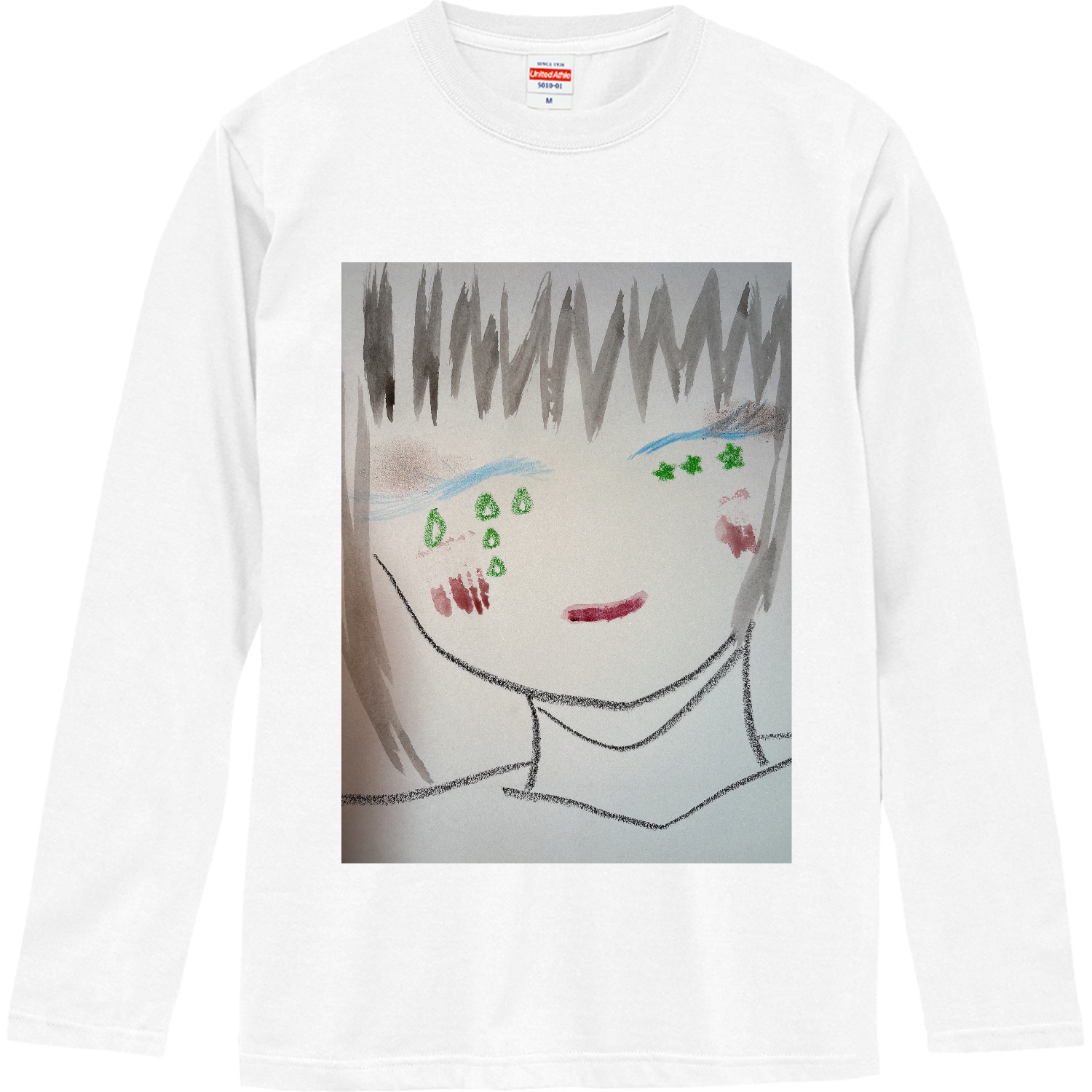 真珠と涙 ロングスリーブTシャツ