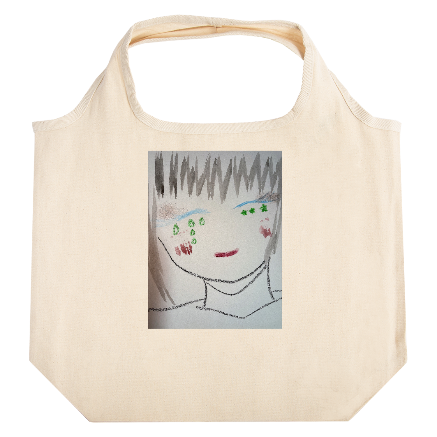 真珠と涙 たためるマルシェ【白プリントあり】